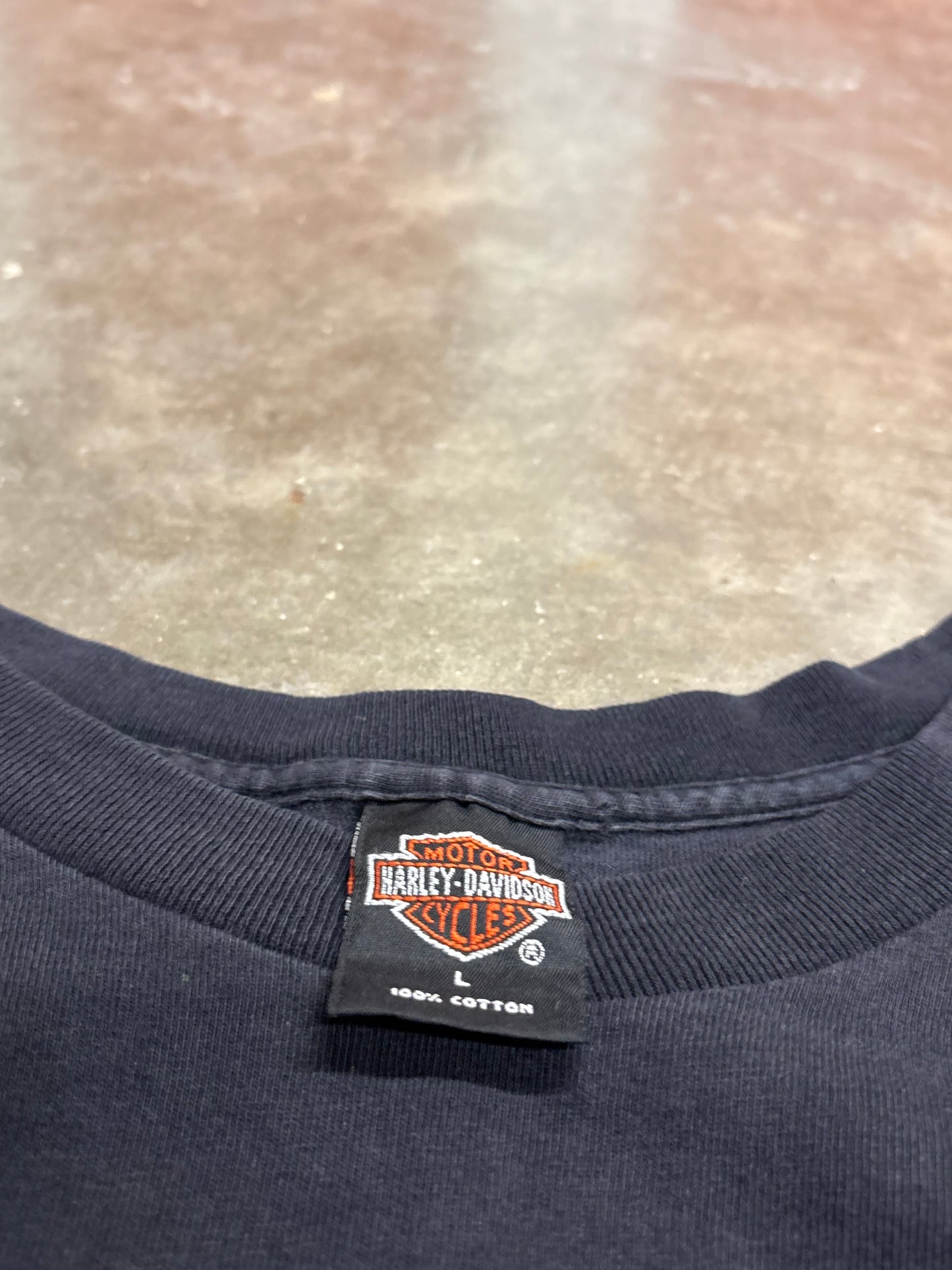 Vintage Harley Davidson v-twin wolf shirt size large