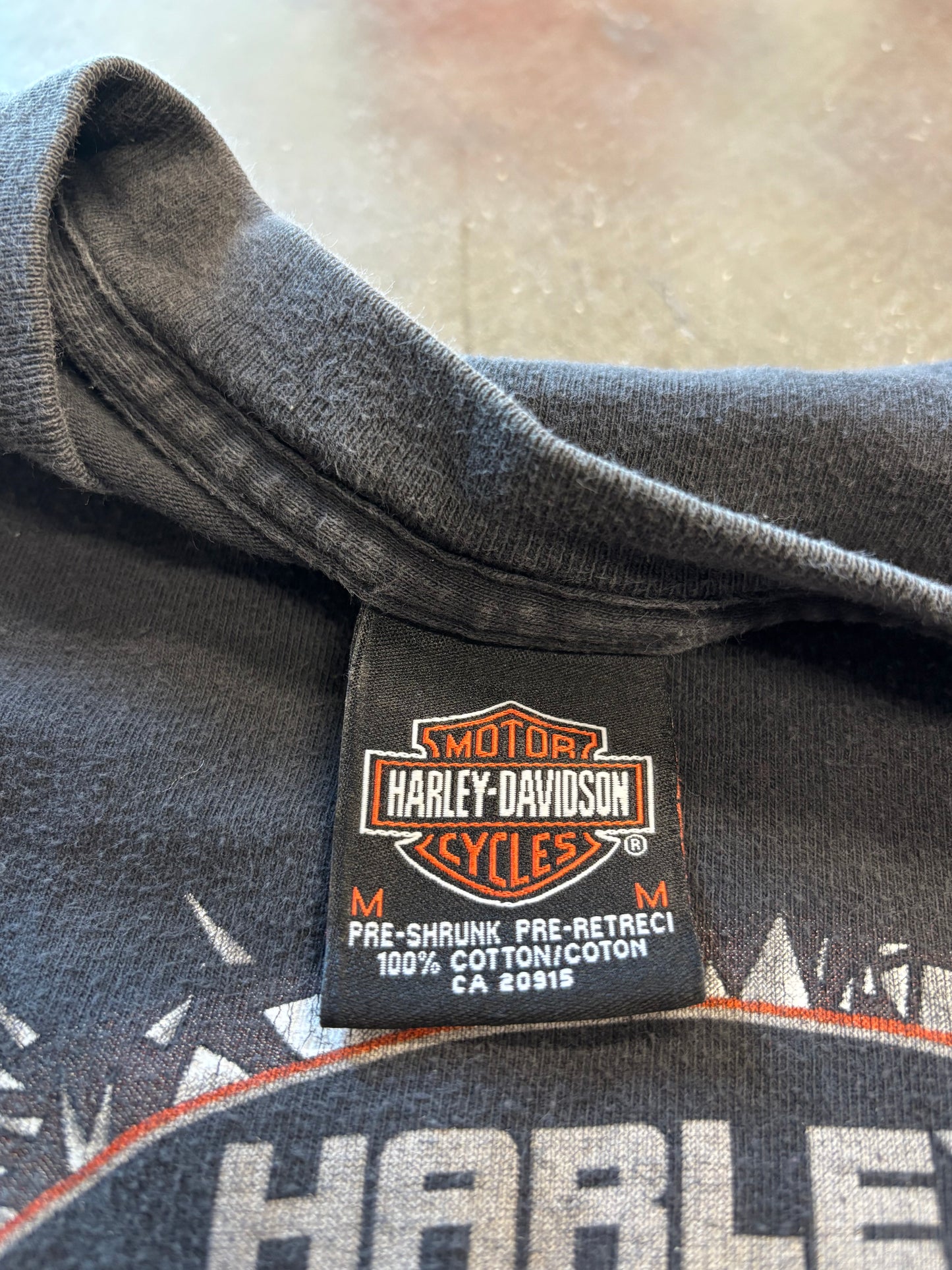 Vintage Harley Davidson Shattered long sleeve size medium