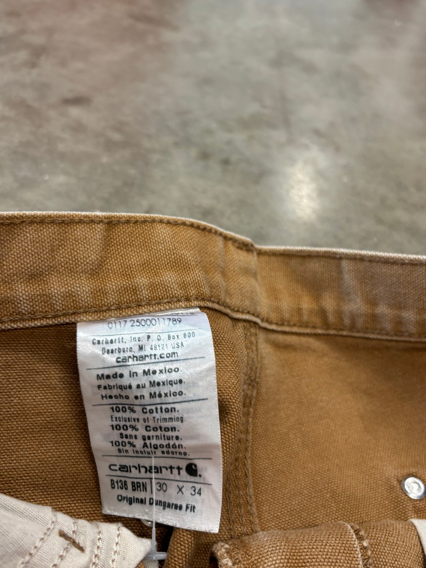 Tan carhartt double knees