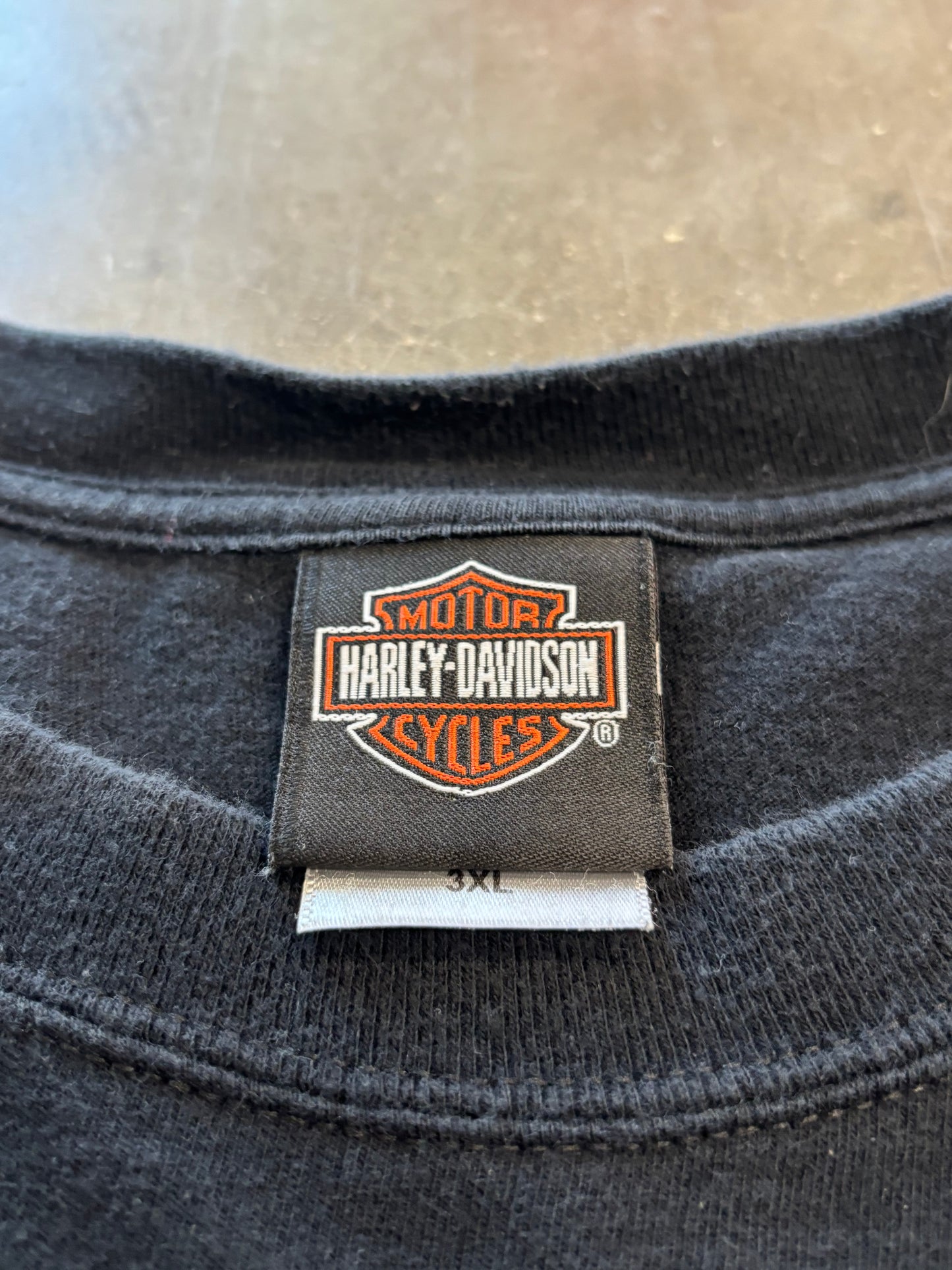 Harley Davidson chrome flame sleeve long sleeve size xxxl