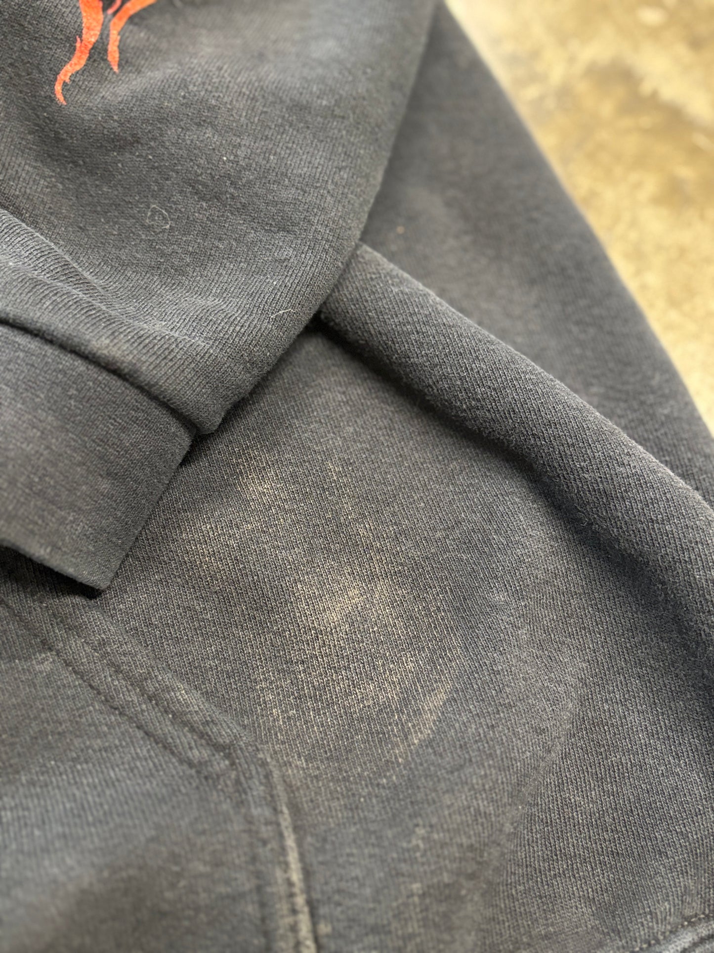 Vintage Harley Davidson Skull Hoodie size xl