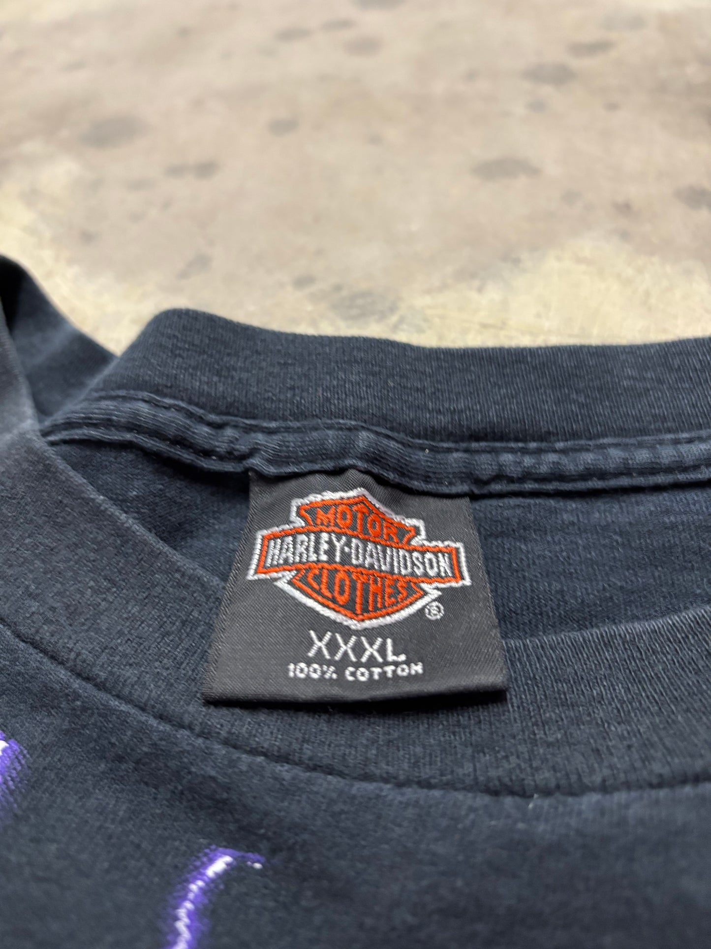 Vintage Harley Davidson AOP lightning shirt size XXXL