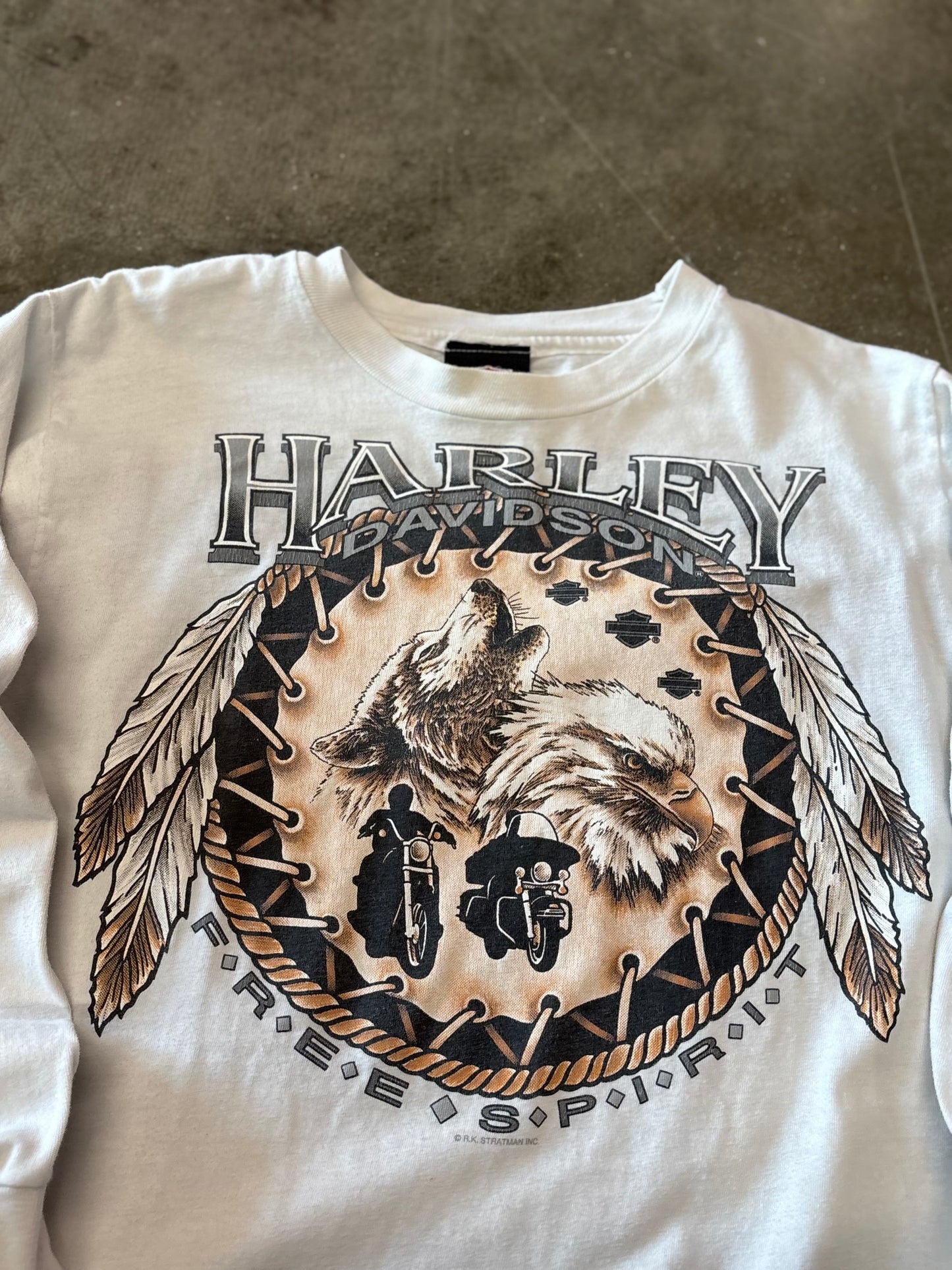 Vintage Harley Davidson Dreamcatcher Long sleeve size medium