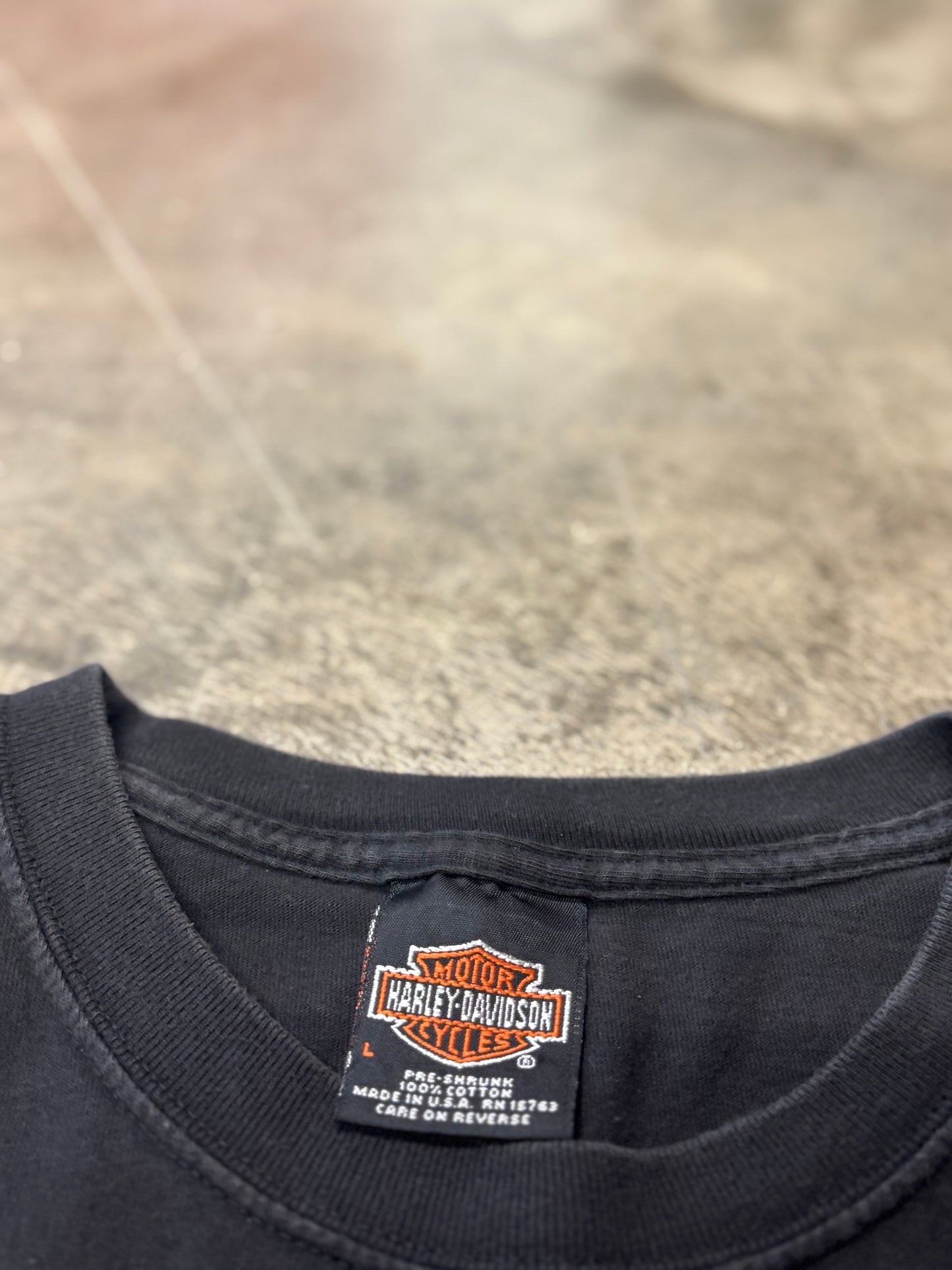 Vintage Harley Davidson feel the heat shirt size large