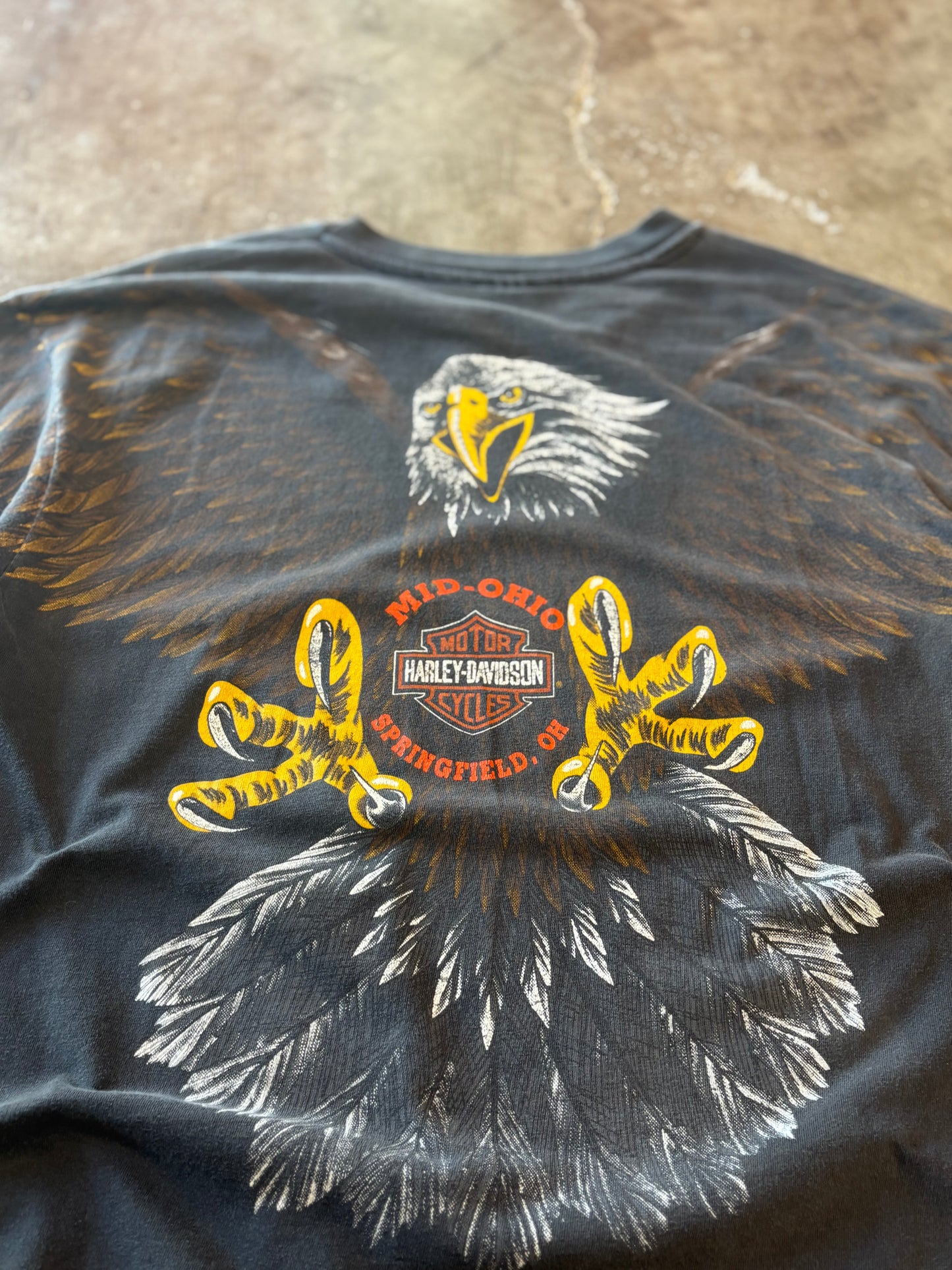Vintage Harley Davidson Eagle AOP size extra large