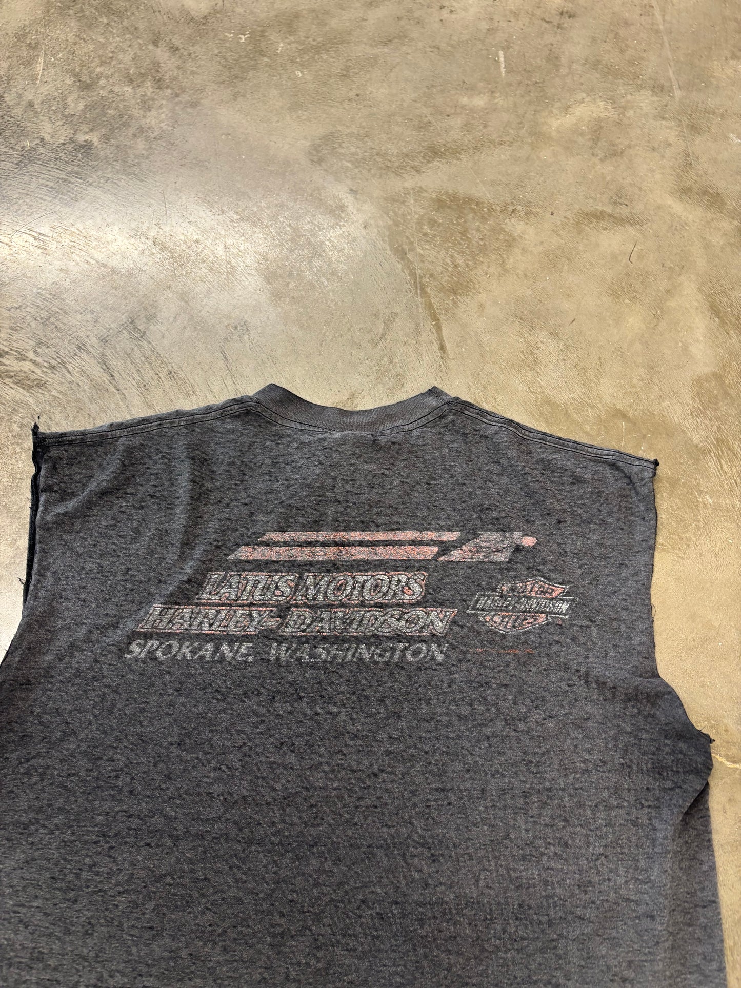 Vintage Harley Davidson flaming Eagle 80’s chop size xl shirt