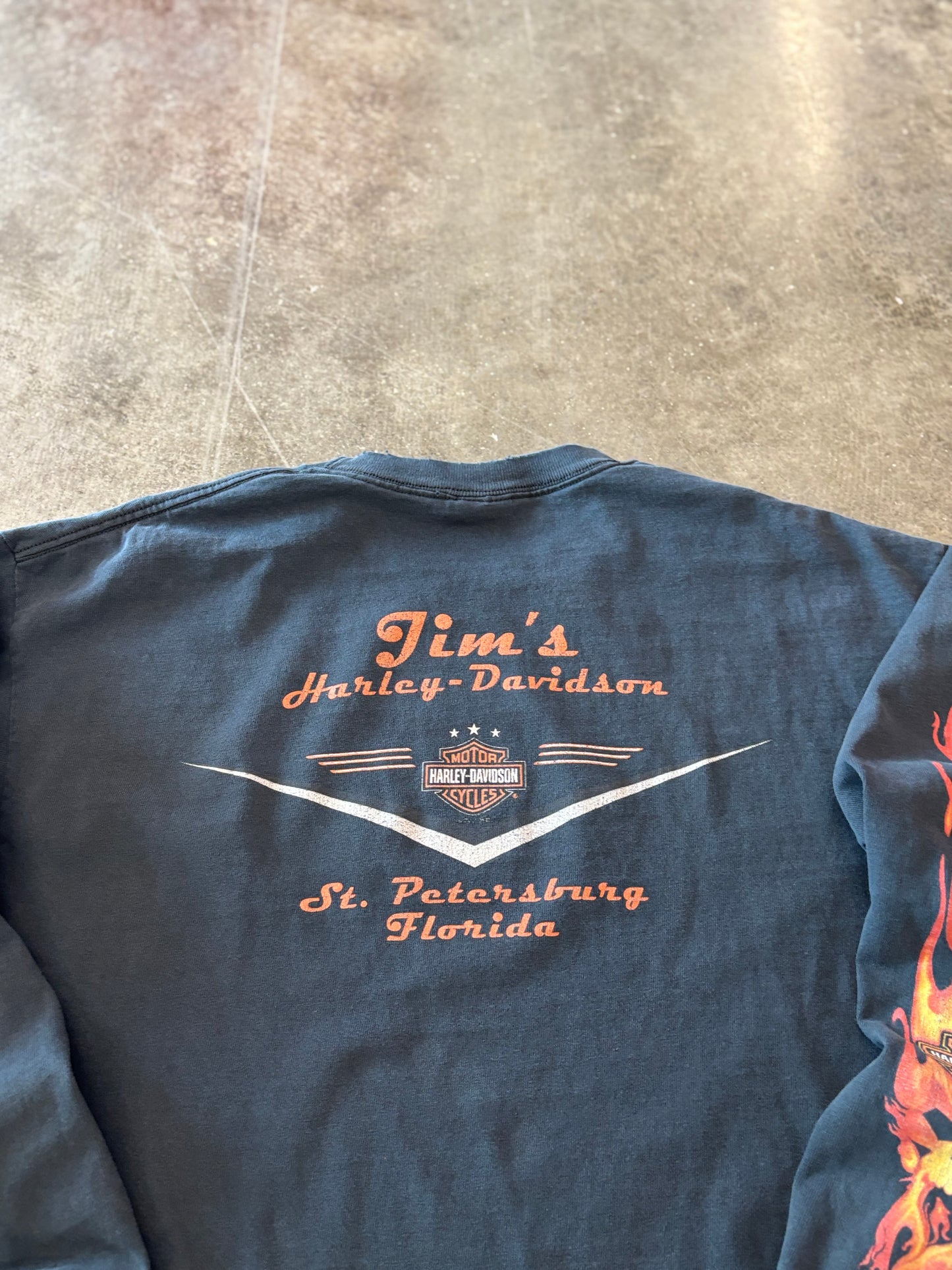 Vintage Harley Davidson Sun long sleeve size XL