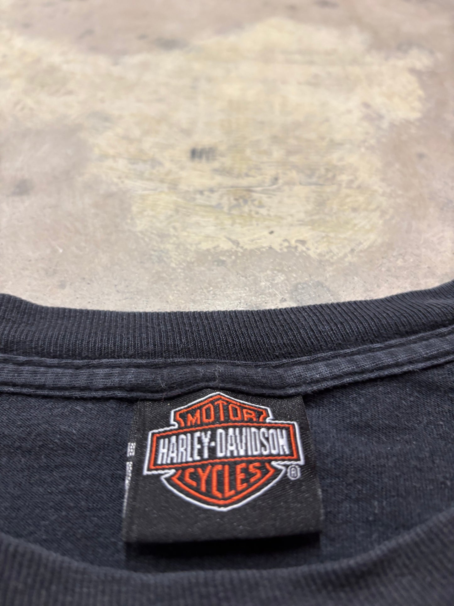 Harley Davidson skull flame longsleeve shirt size XL