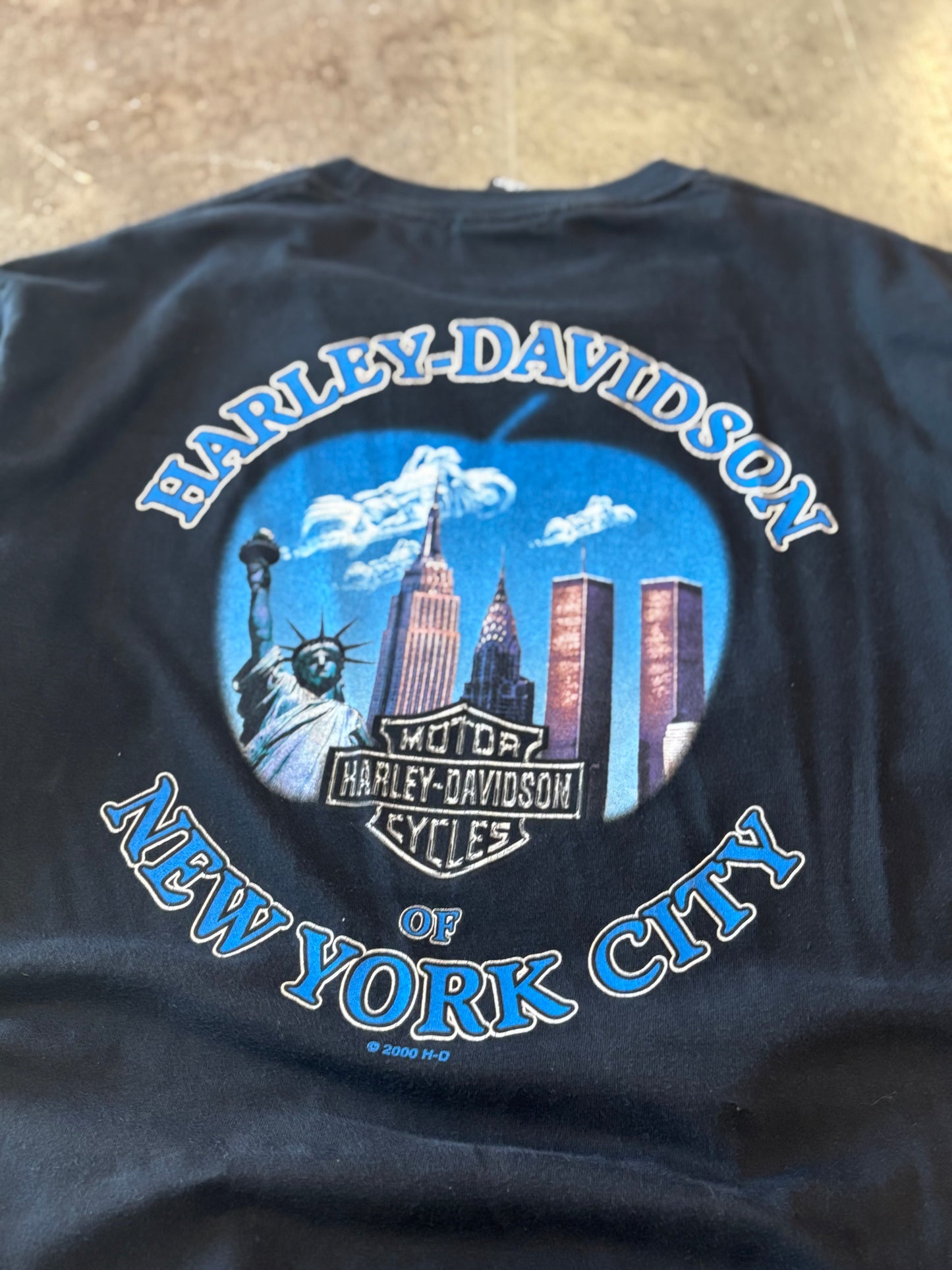 Vintage Harley Davidson NYC shirt size large