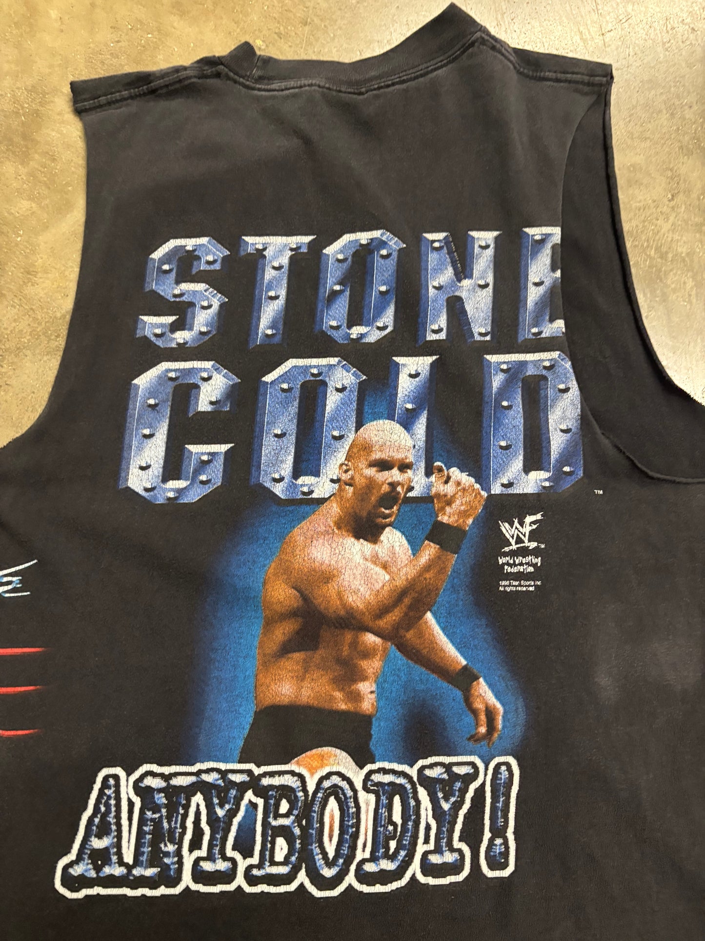Vintage Stone Cold WWF chop shirt size large