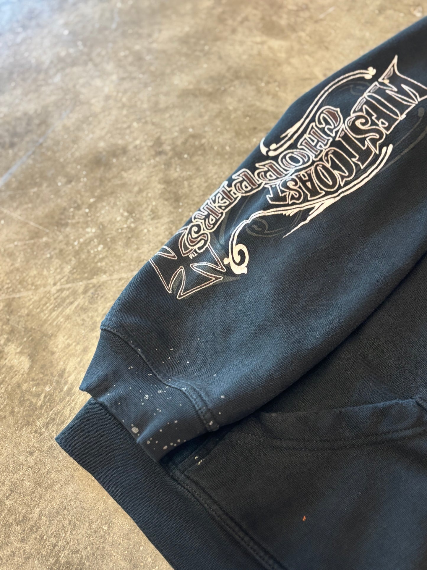 Vintage West Coast Choppers boxy hoodie size xxl