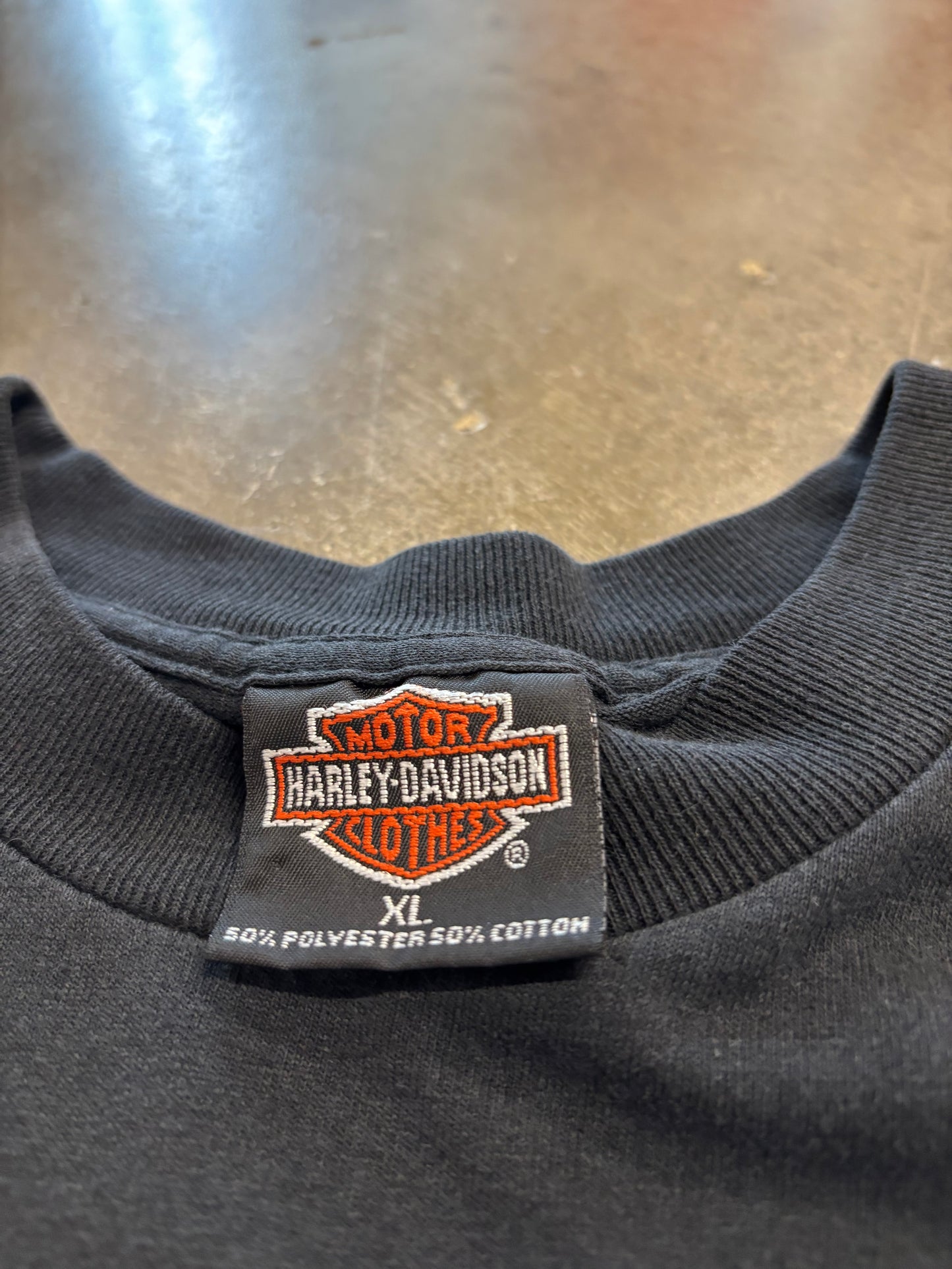 Vintage Harley Davidson Neon Eagle shirt size xl