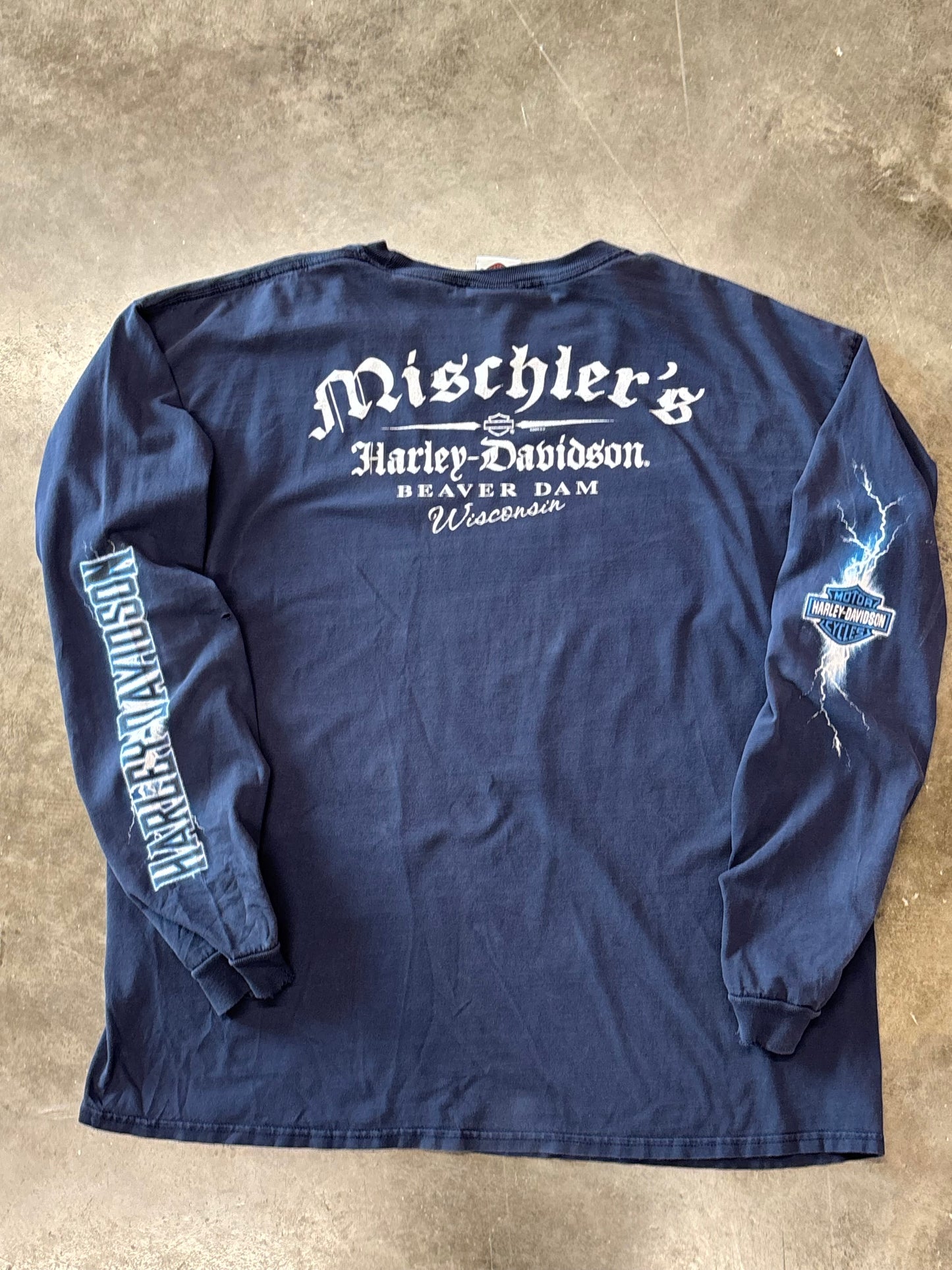 Vintage Harley Lightning long sleeve size xxl