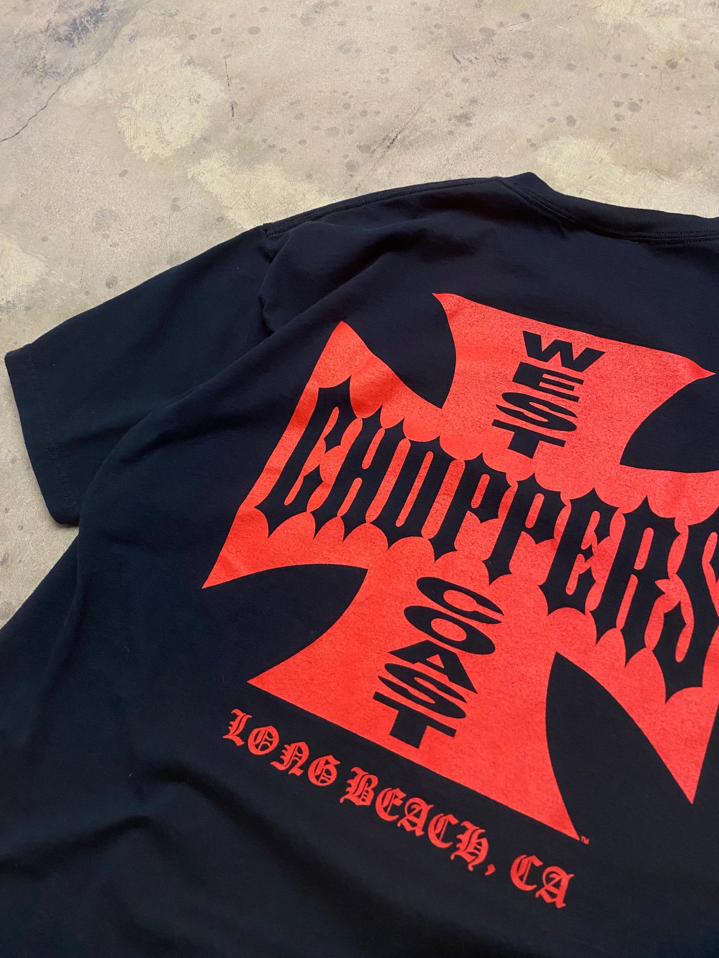 Vintage West Coast Choppers Red Logo shirt size XXL