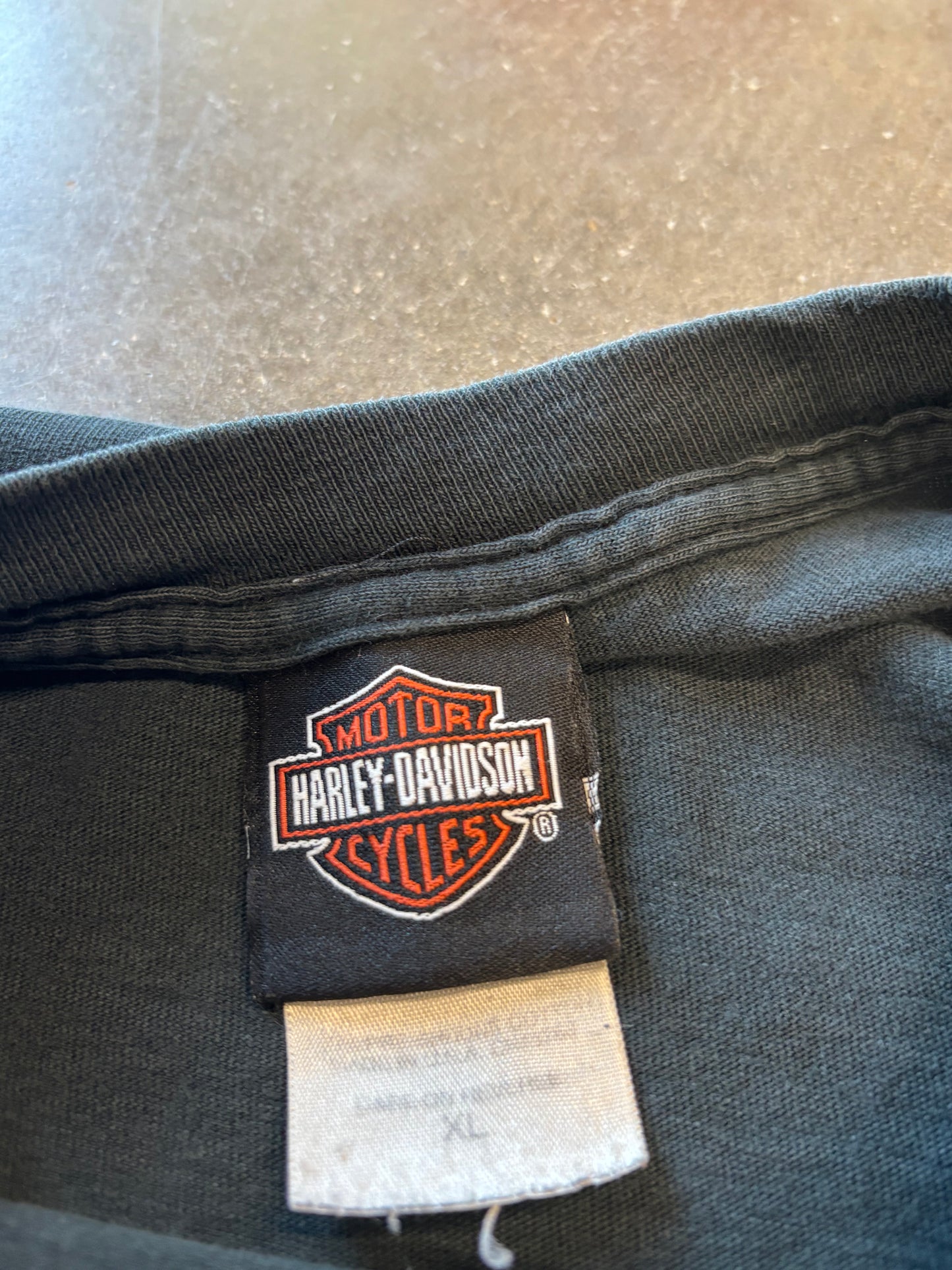 Vintage Harley skull long sleeve xl