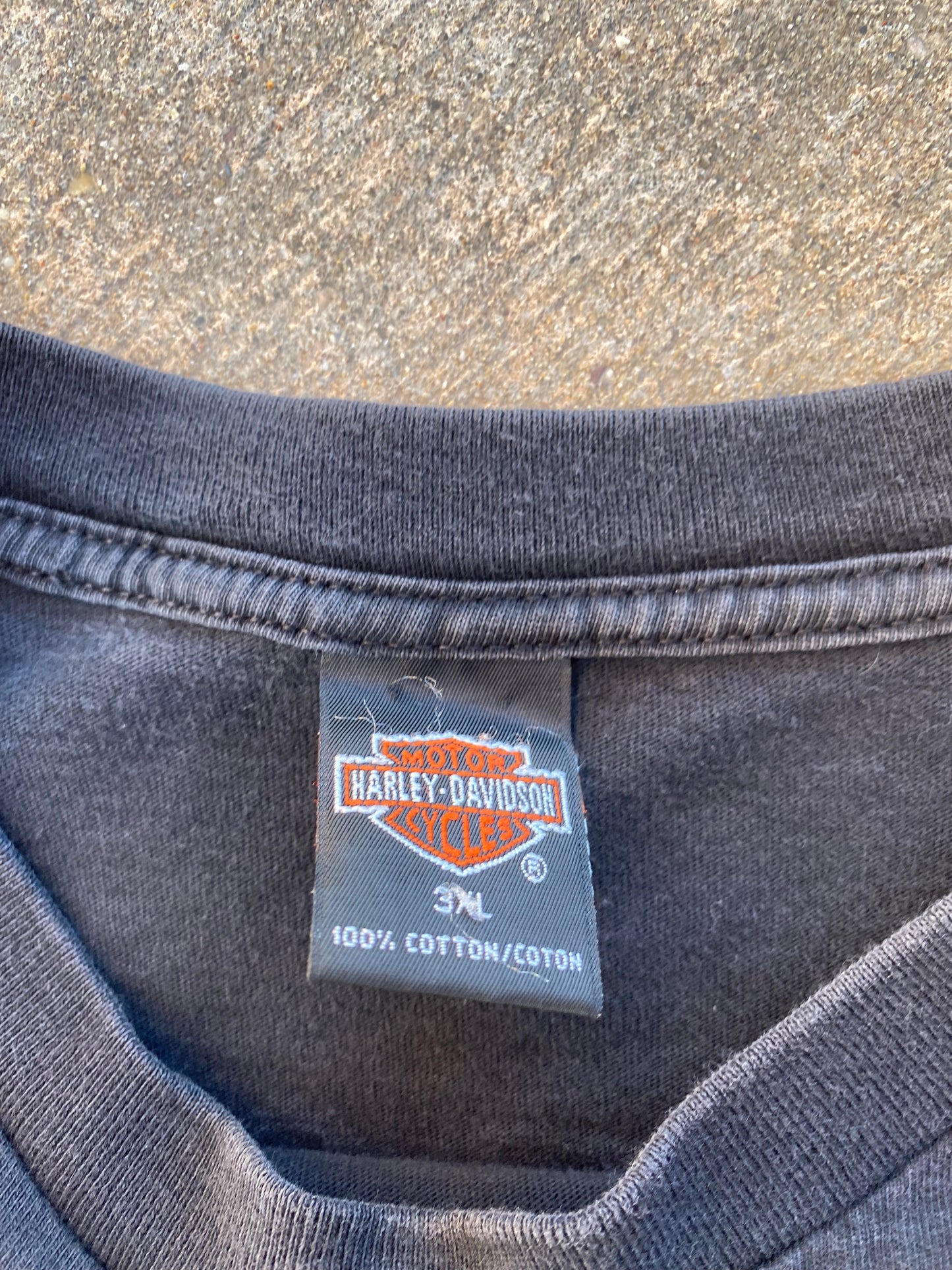 Vintage Harley Davidson Rising sun long sleeve size 3XL