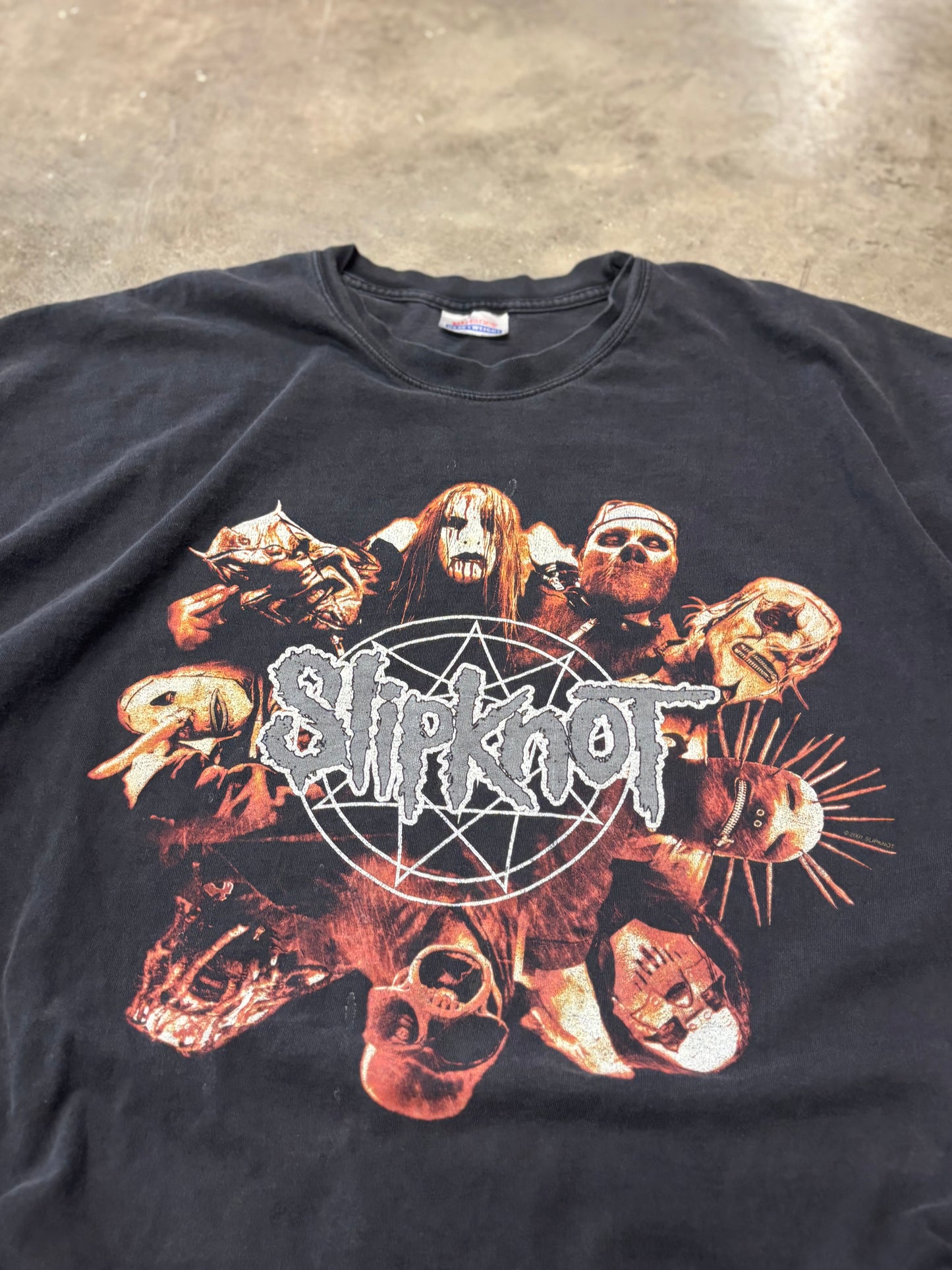 Vintage 2001 Slipknot shirt size xxl