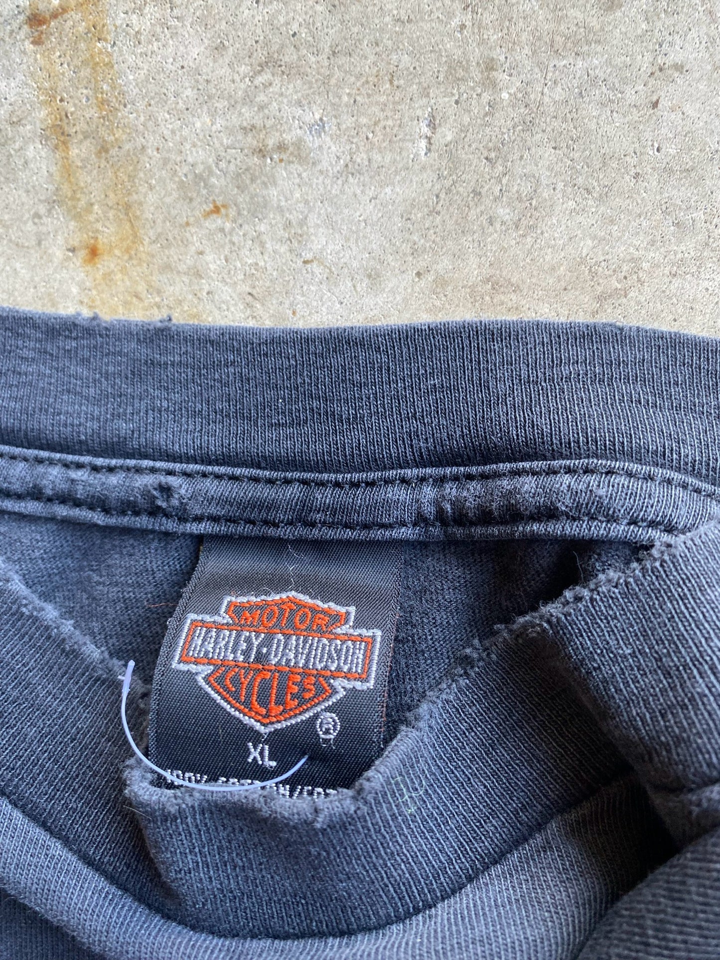 Vintage Harley Davidson Flaming Wolf shirt size Extra large