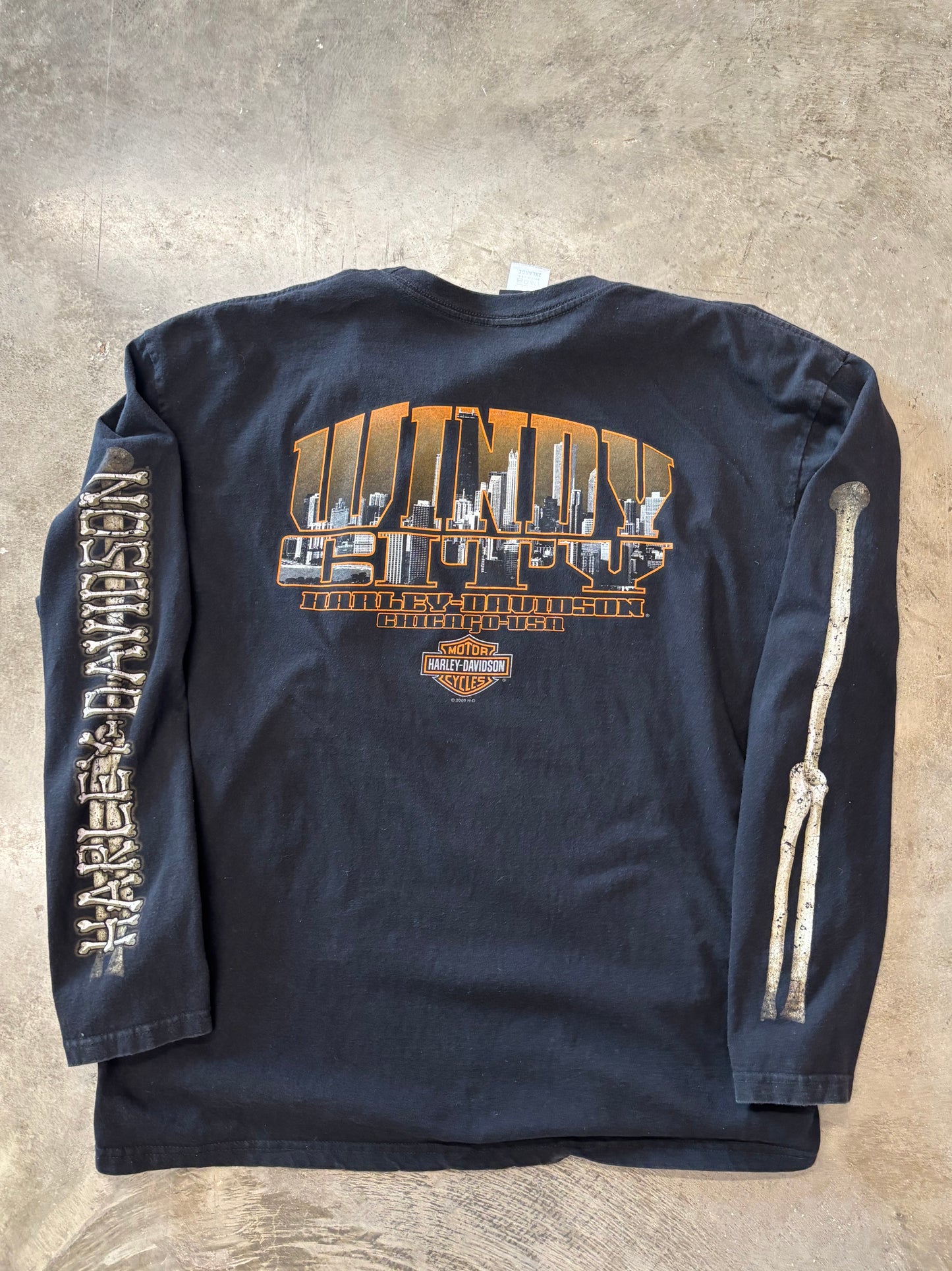 Harley Davidson Ribcage long sleeve size xxl