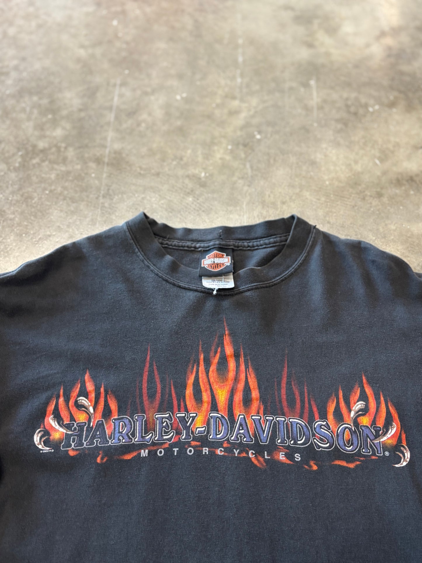 Vintage Harley Davidson claw long sleeve size large