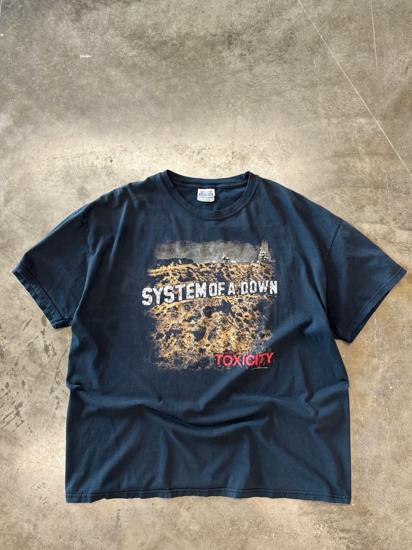 Vintage System Of A Down Toxicity shirt size XXL