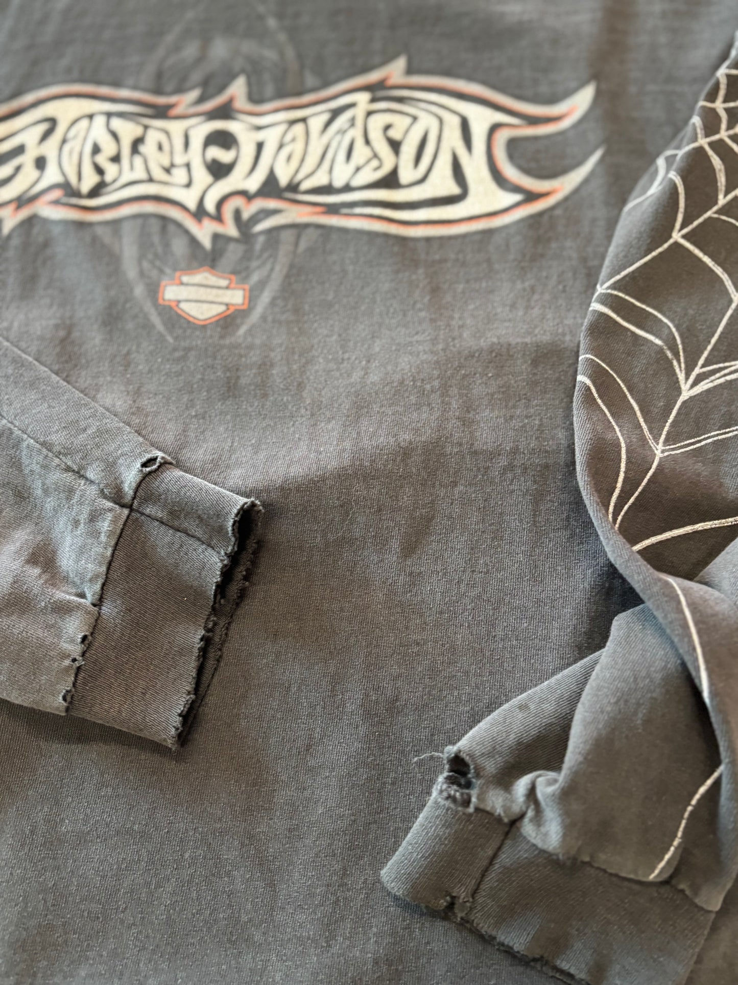 Vintage Harley Davidson Spider Long sleeve size XXXL fits 2XL