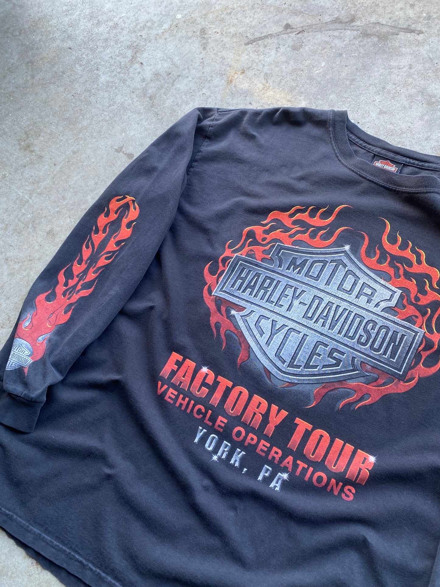 Harley Davidson Factory Tours shirt size extra large