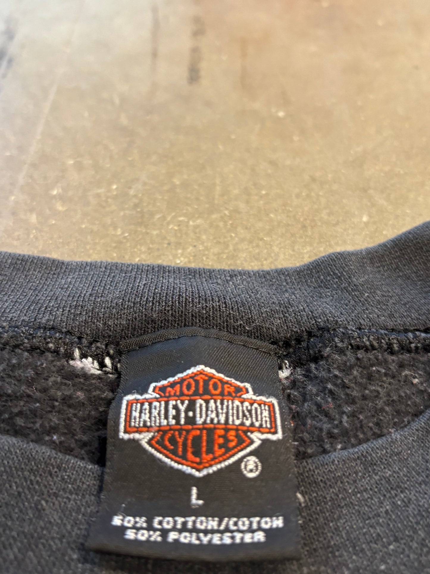 Vintage Harley Davidson Lightning sweatshirt size large