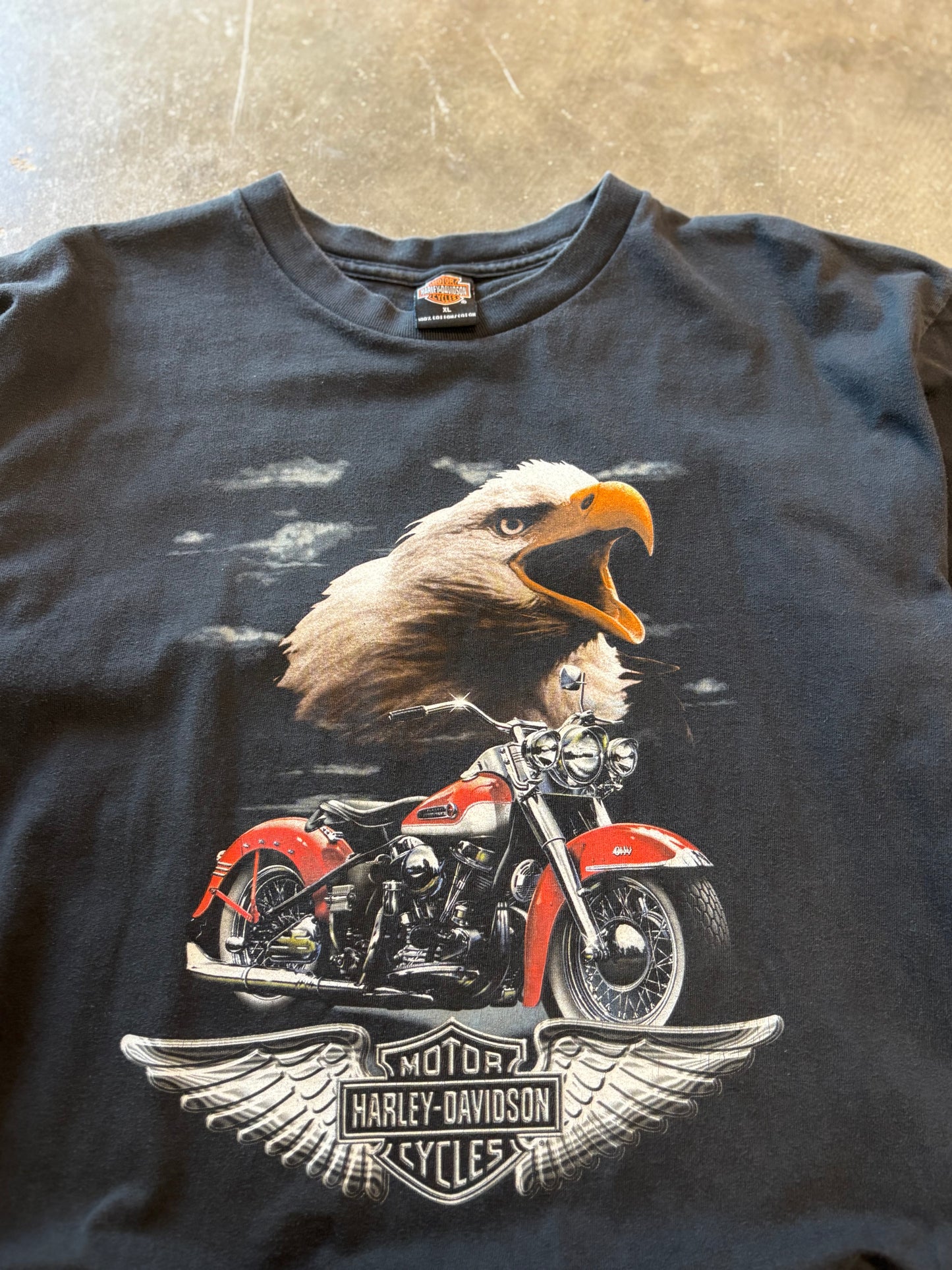 KAW KAW BRRRRRR KAWW KAWW VINTAGE HARLEY EAGLE SHIRT