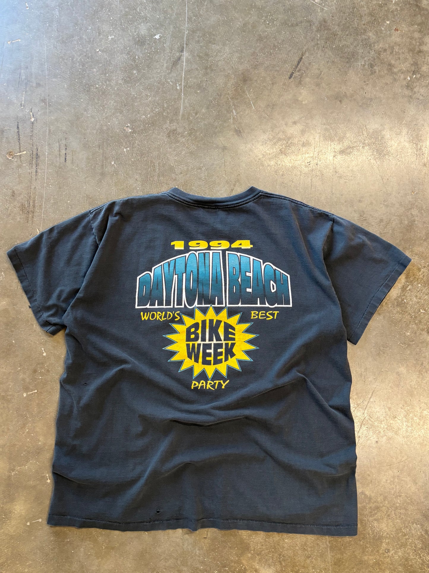 Vintage Daytona Bike Week skull shirt size XL
