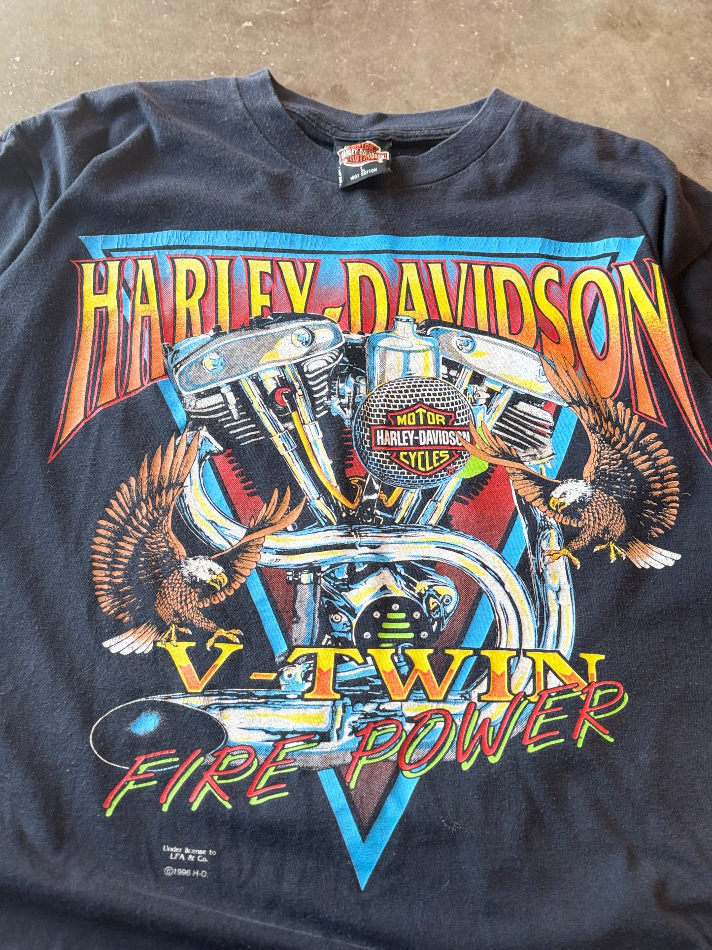 Vintage Harley Davidson V Twin shirt size large