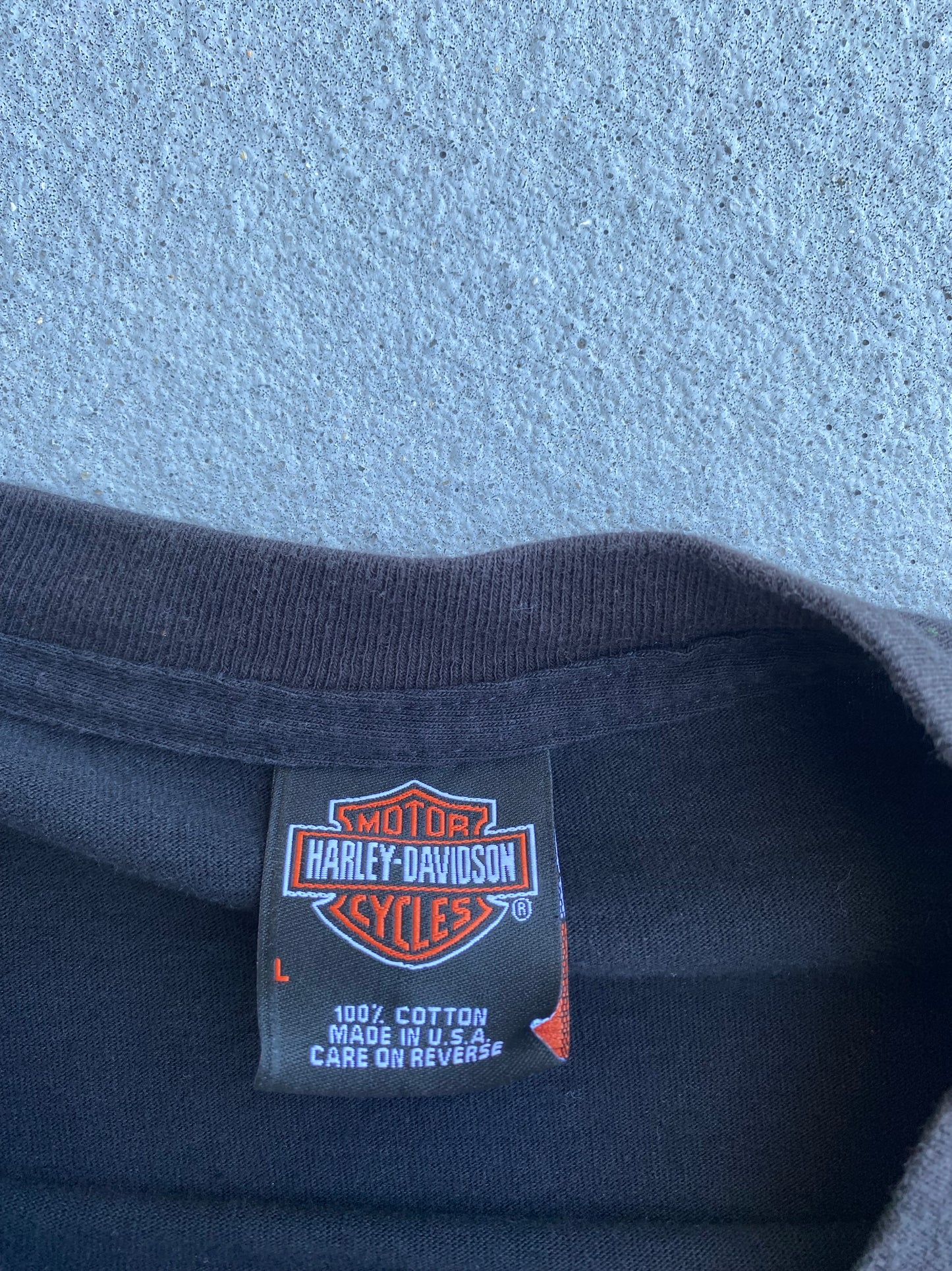Vintage Harley Davidson Spider Web Long sleeve shirt size Large