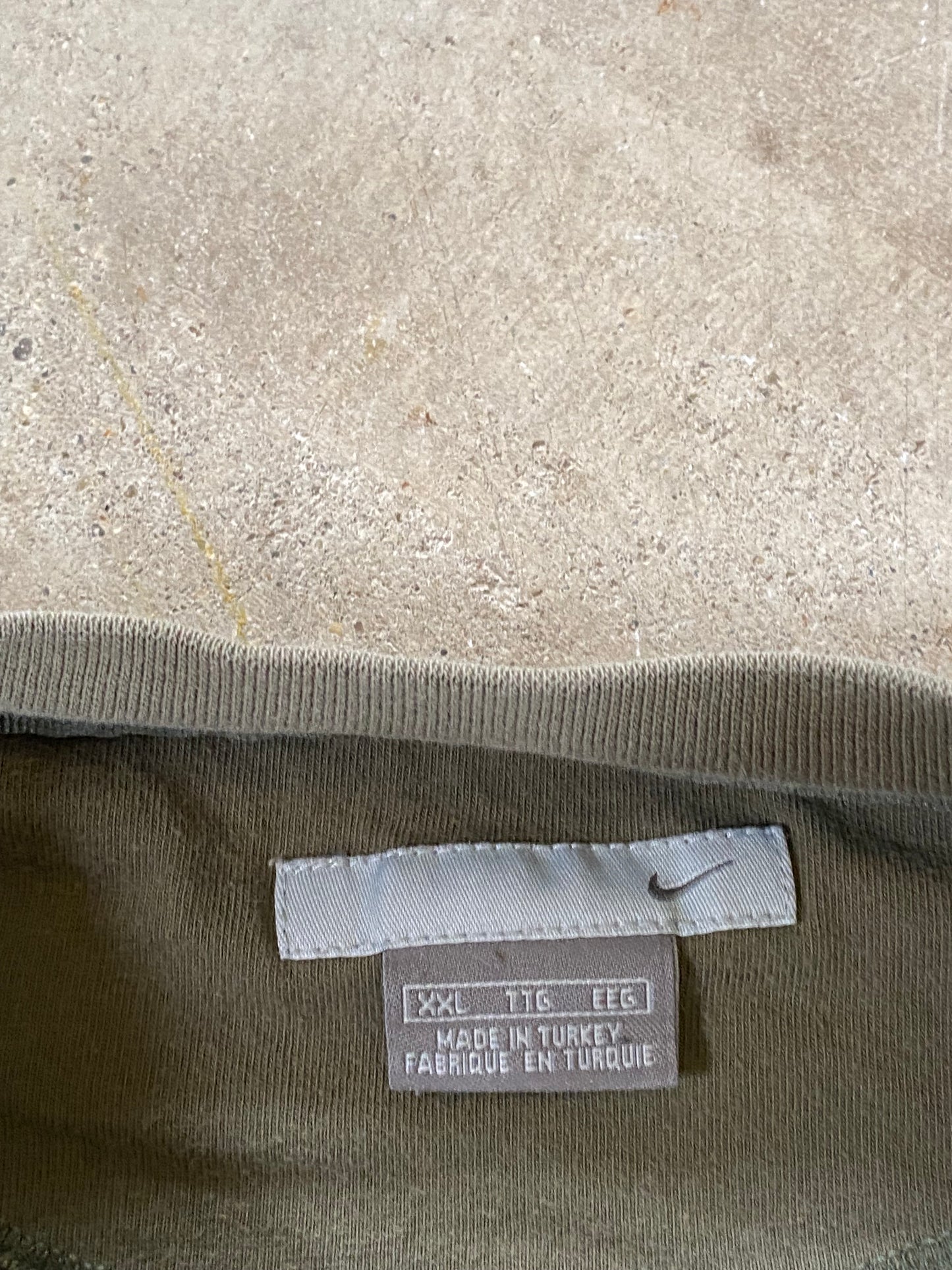 Y2K Nike Olive Earth Tone Sweatshirt Size XXL