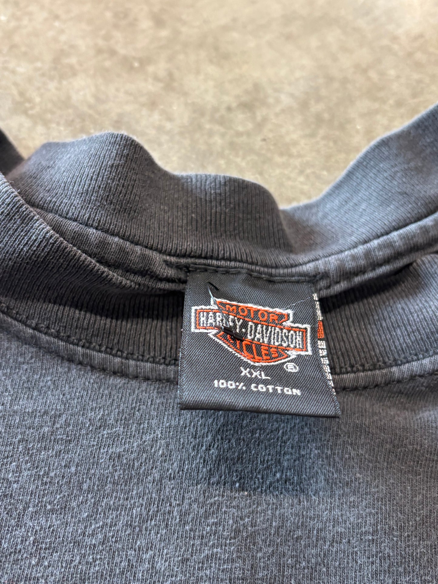 Vintage Harley Davidson Purple Flame Long sleeve size xxl