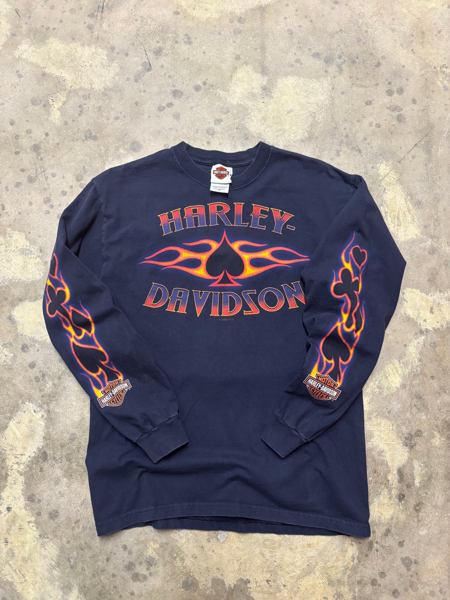 Harley Davidson Poker long sleeve shirt size medium