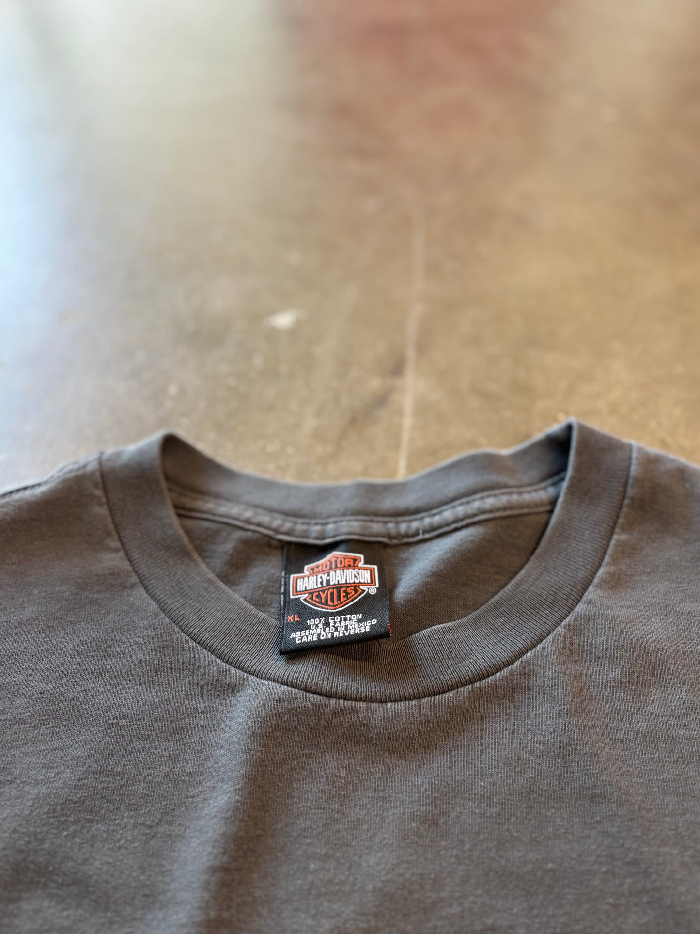Harley Davidson chrome flame long sleeve size xl