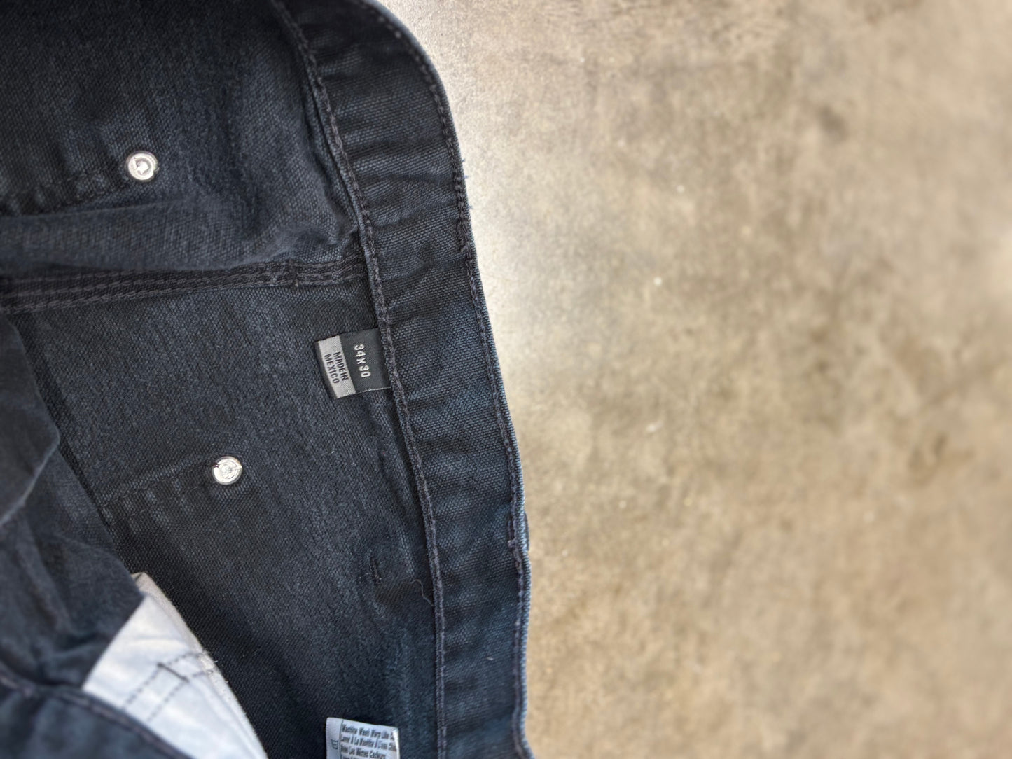 Carhartt black double knees