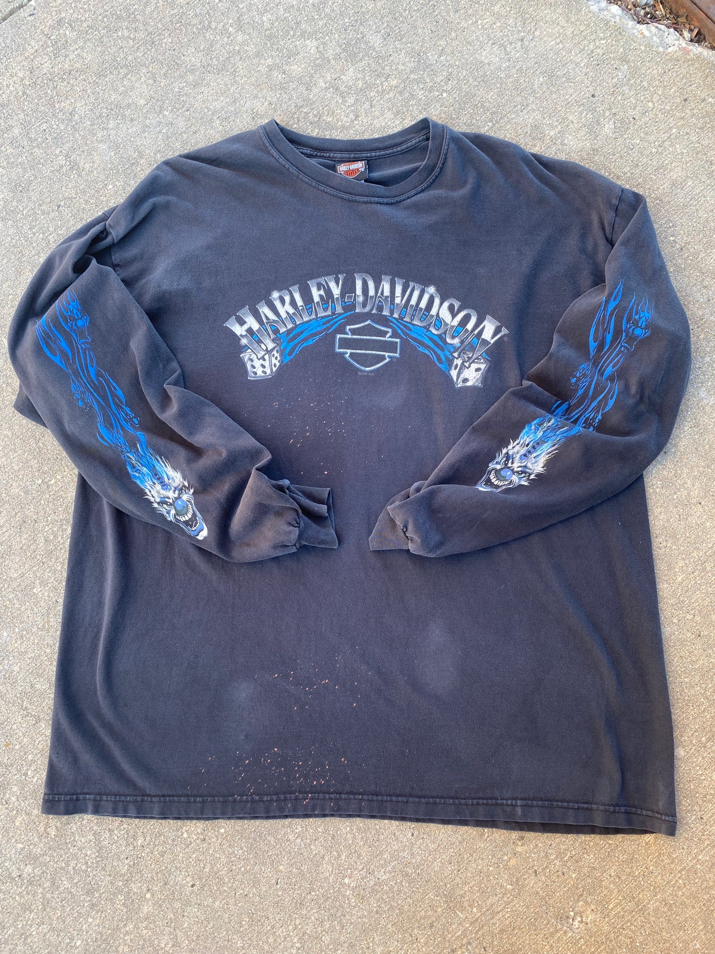 Harley Davidson dice long sleeve size 3XL