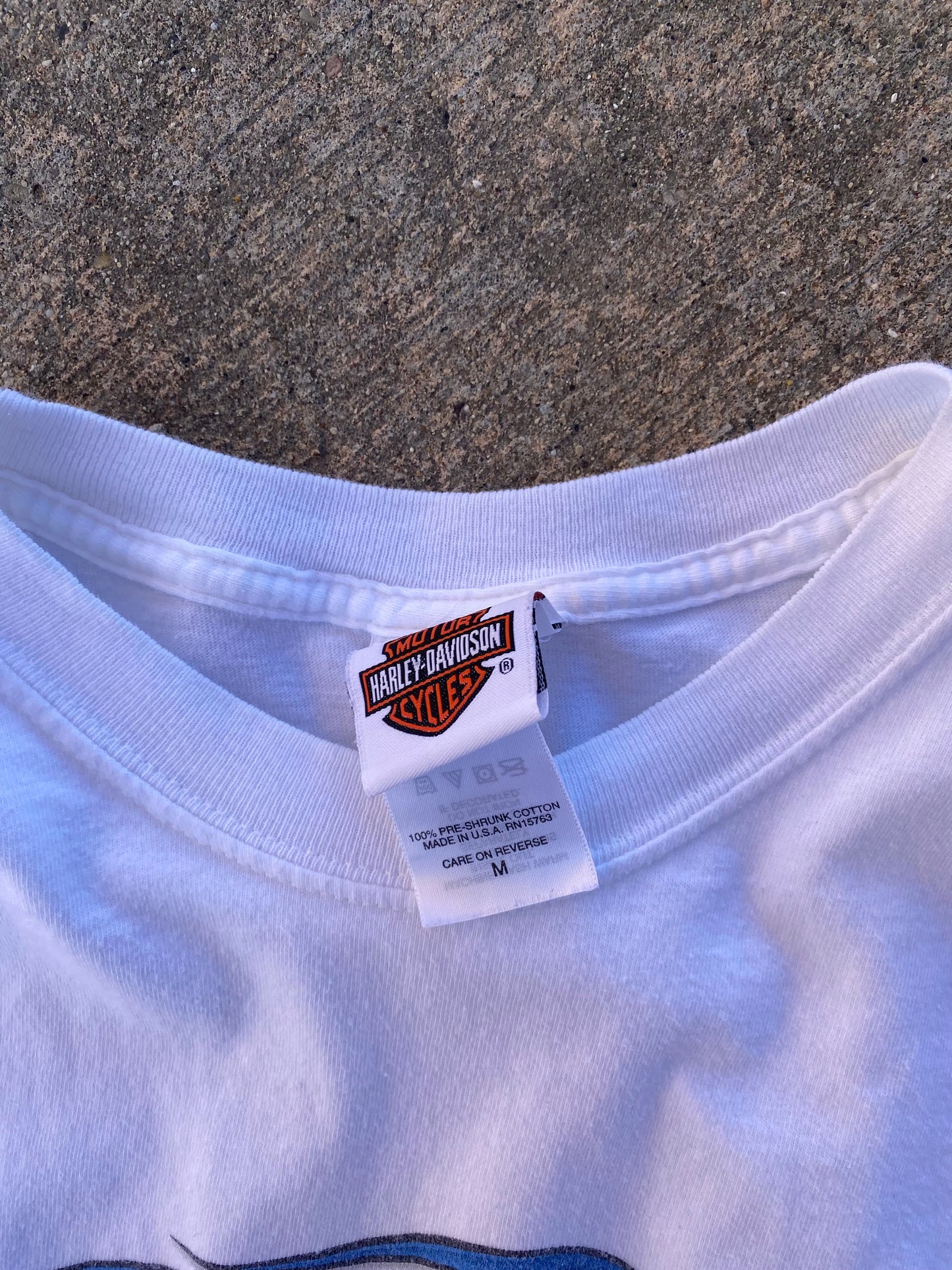 Harley Davidson Blue Eagle long sleeve size medium