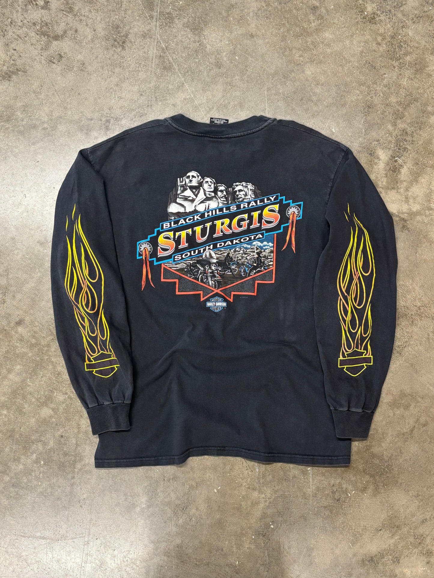Vintage Harley Davidson Sturgis long sleeve size large