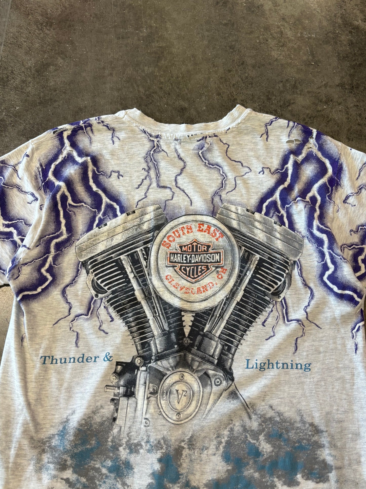 Vintage Harley Grey Lightning size large