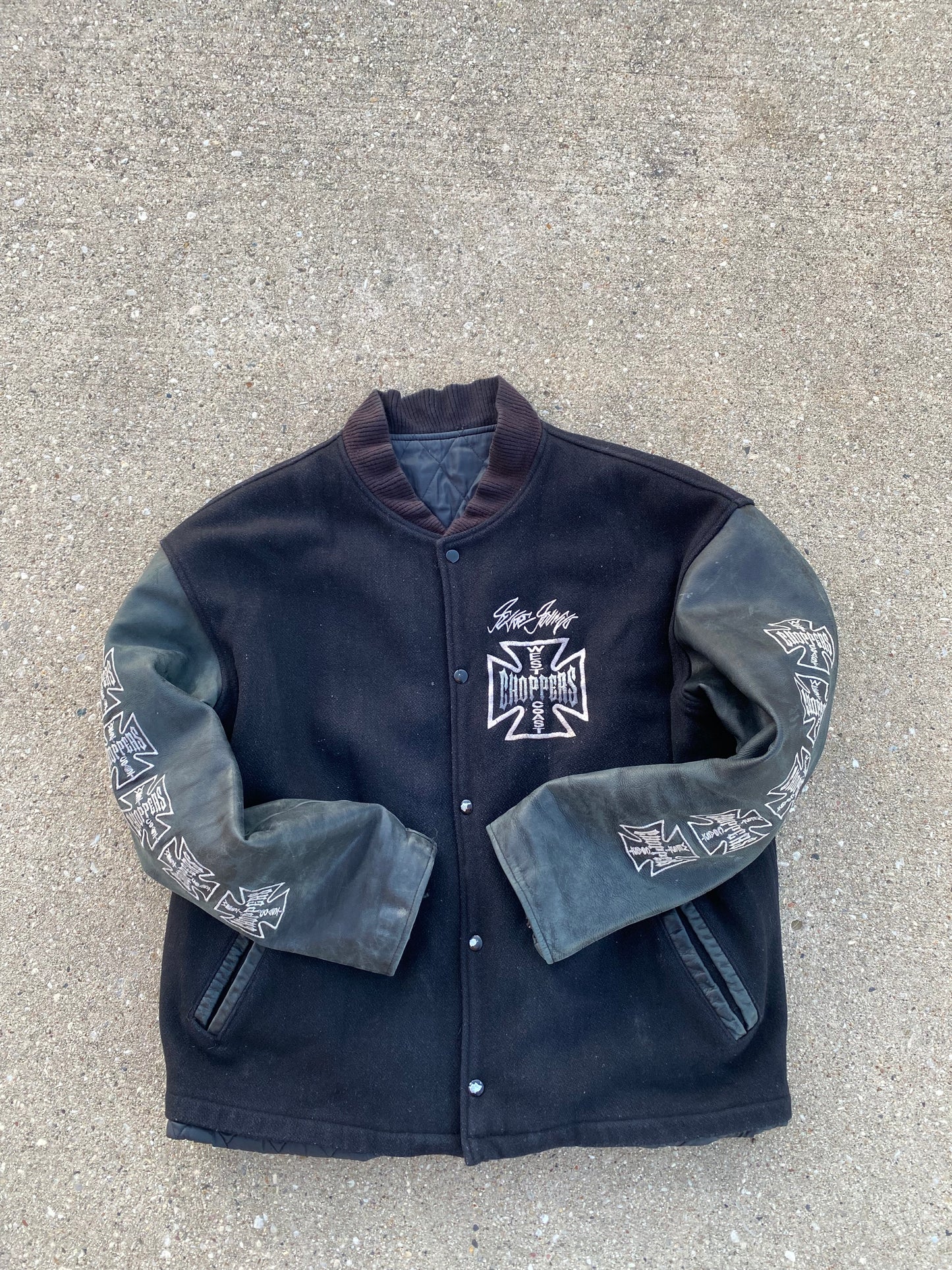 Vintage west coast choppers varsity jacket size extra large