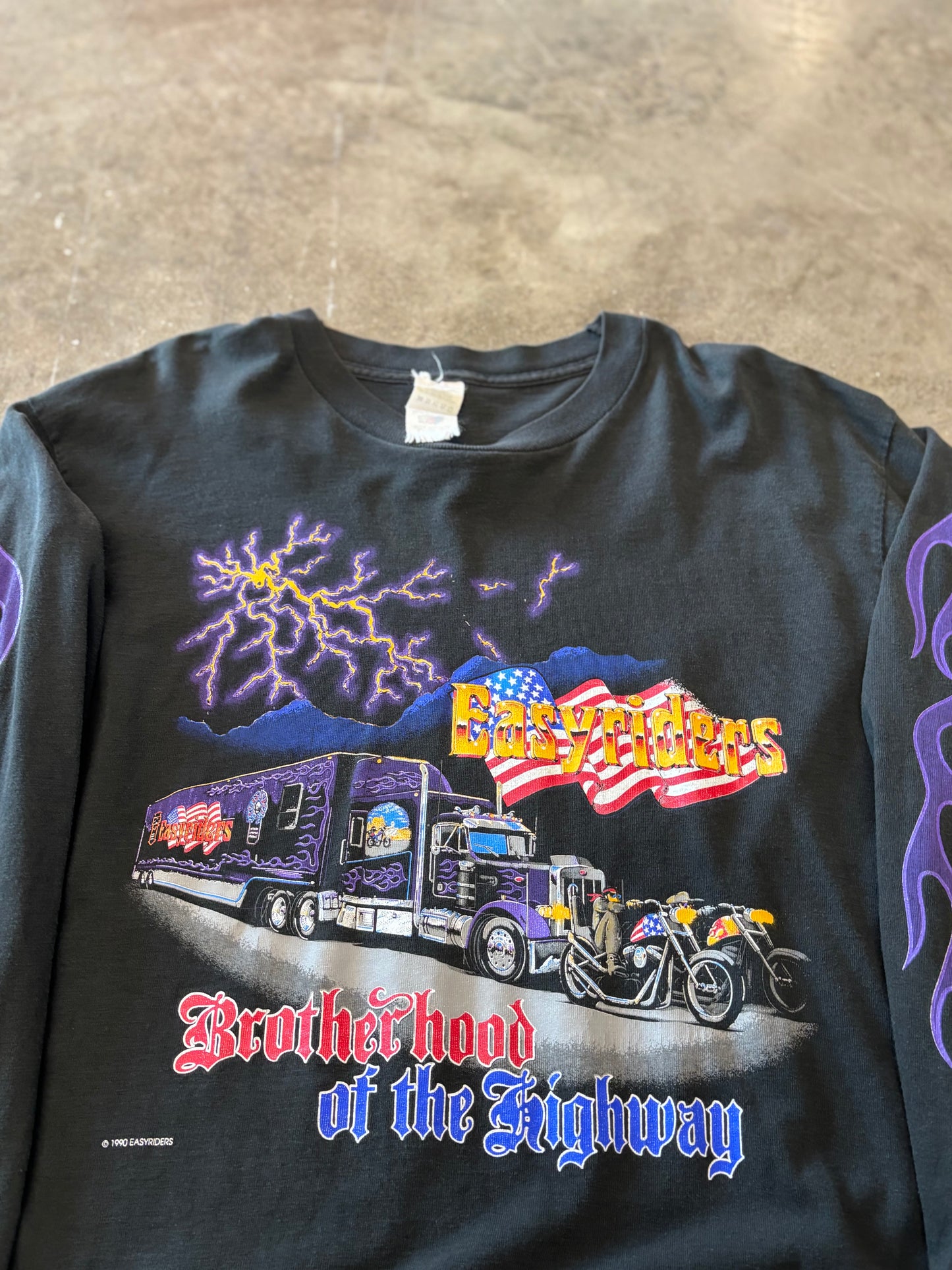 Vintage EasyRiders purple grail long sleeve size large