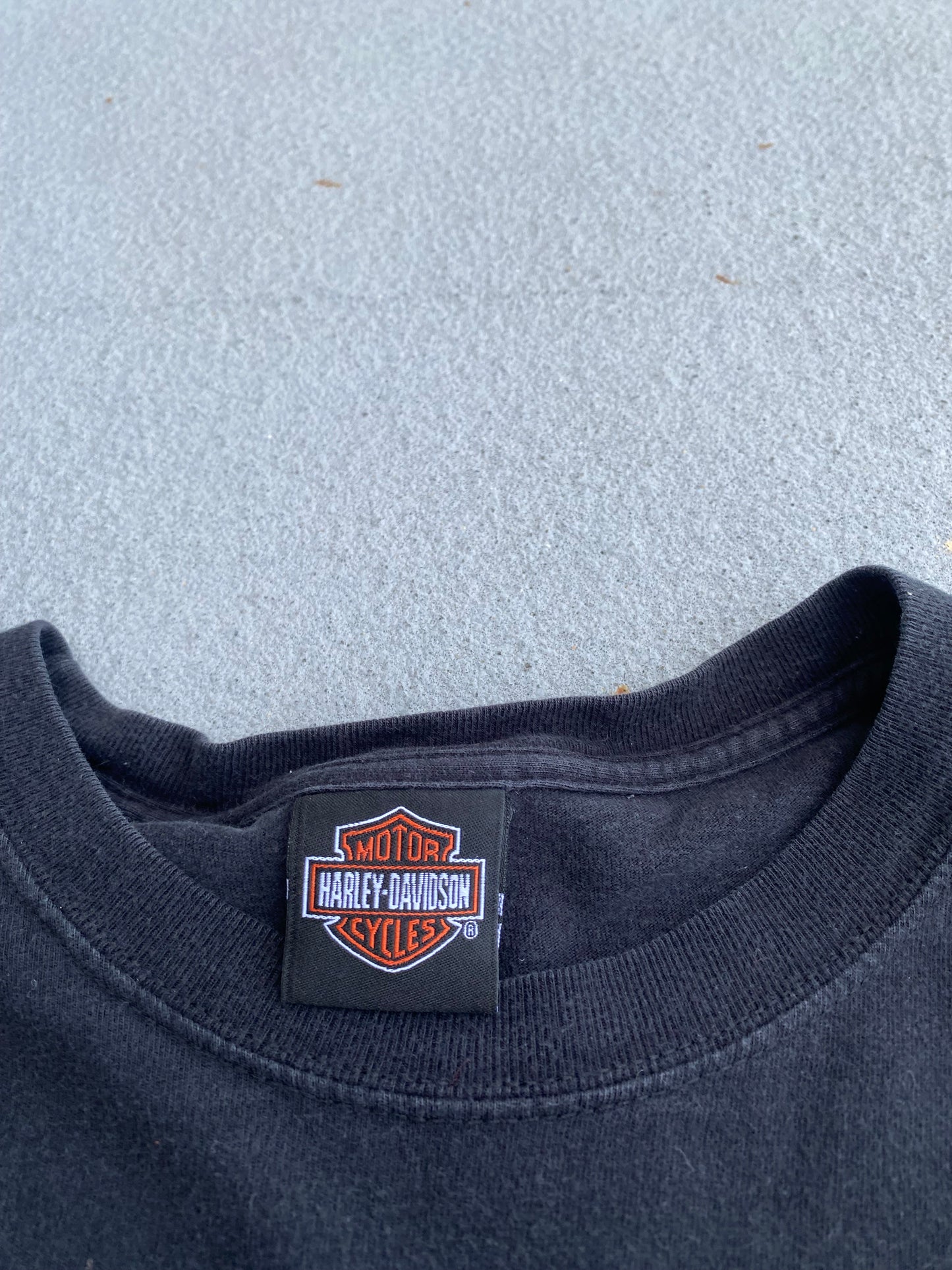 Harley Davidson Orange Flame XXL Long sleeve