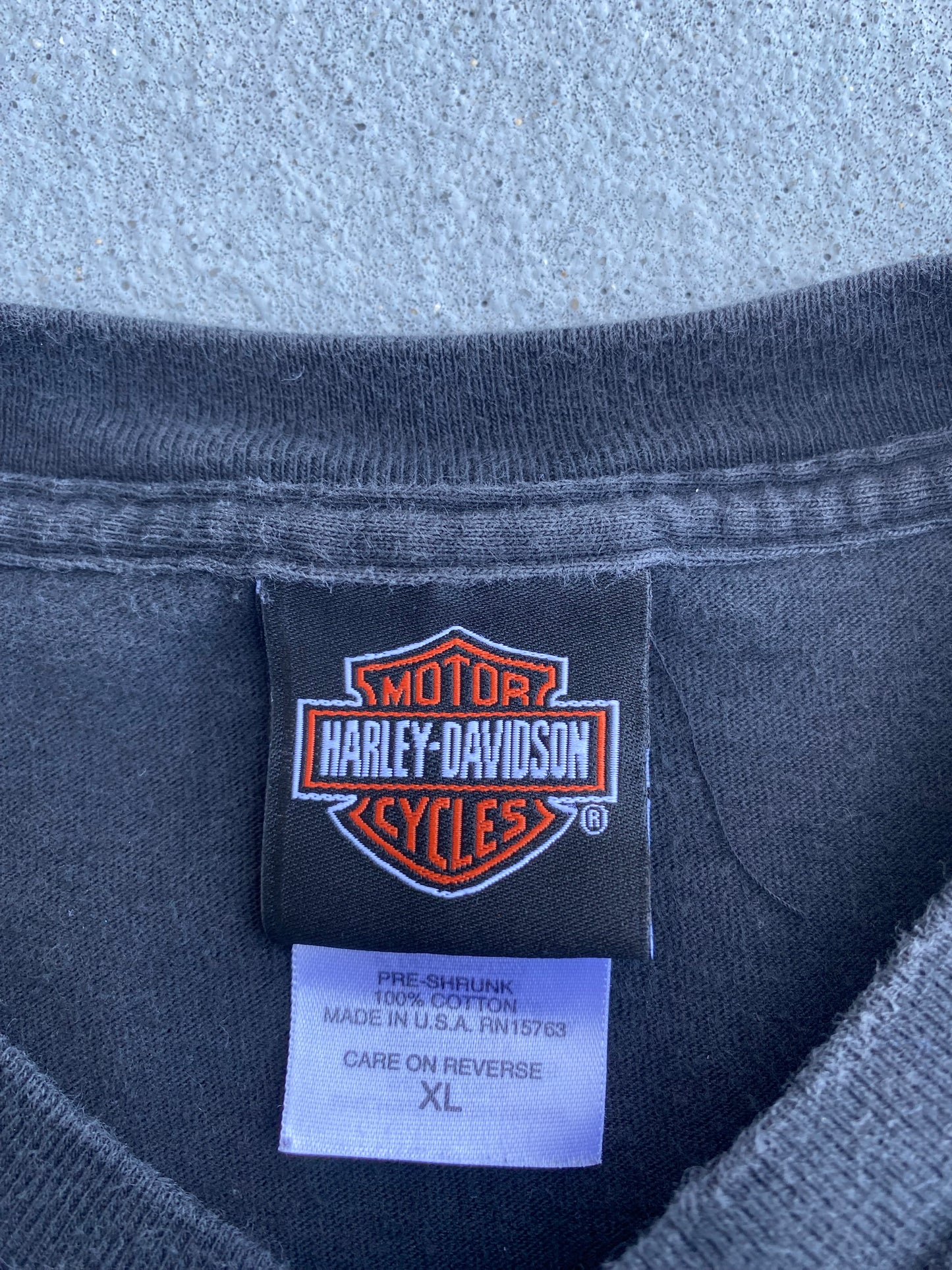 Vintage Harley Davidson Fireball Shield Size XL