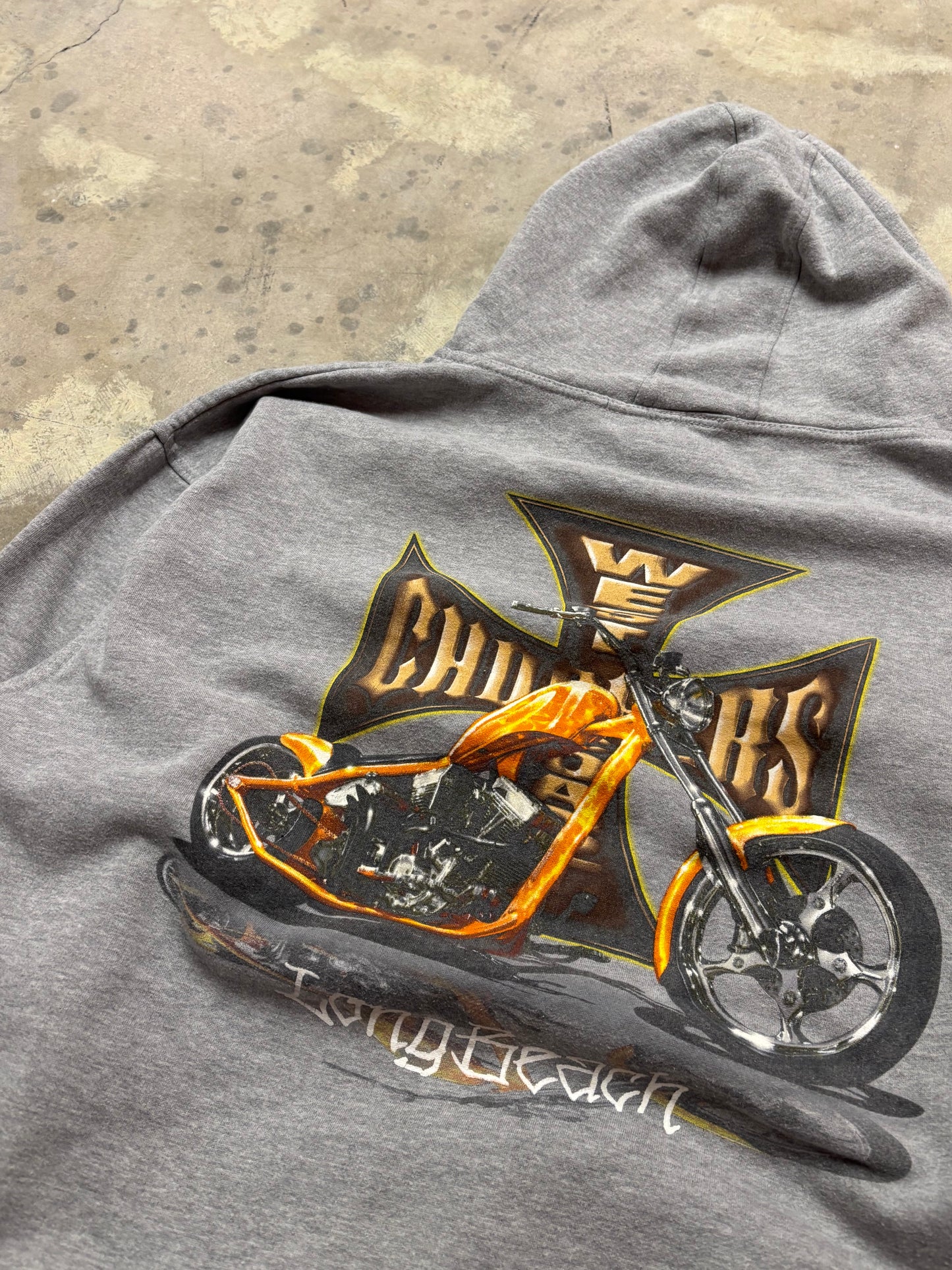 West Coast Choppers grey hoodie size XXL