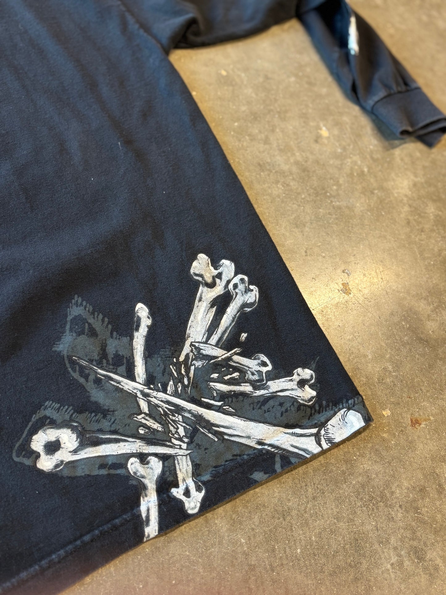 Vintage Grave Digger skull long sleeve size xxl