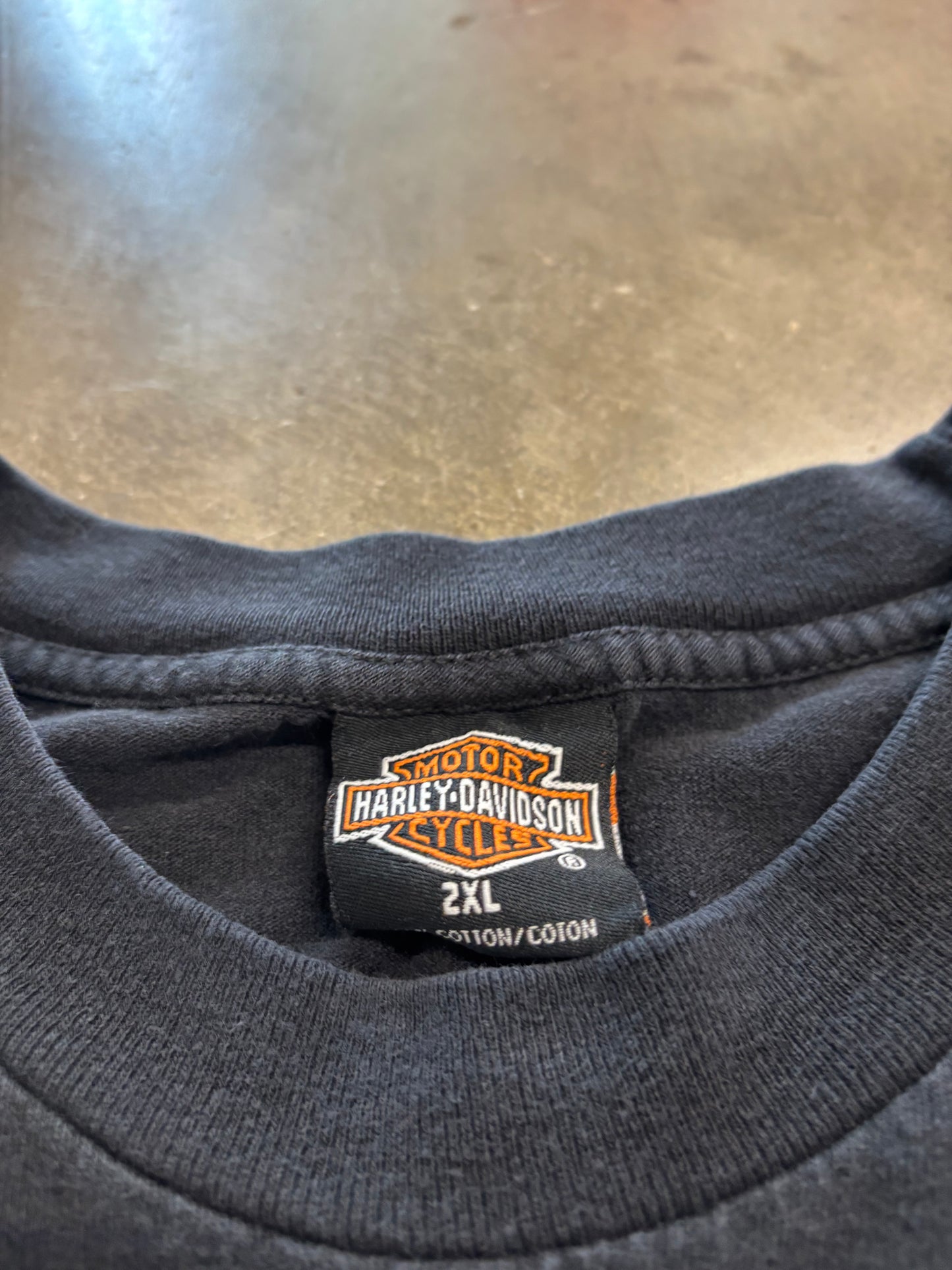 Vintage Harley Davidson chopped cut off shirt size xxl