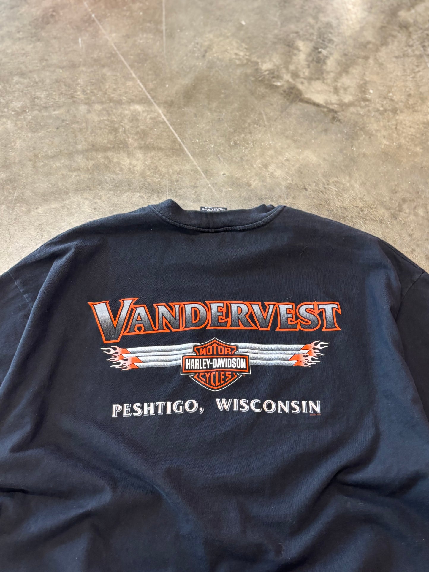 Vintage Harley Davidson bad to the bone shirt size xxl