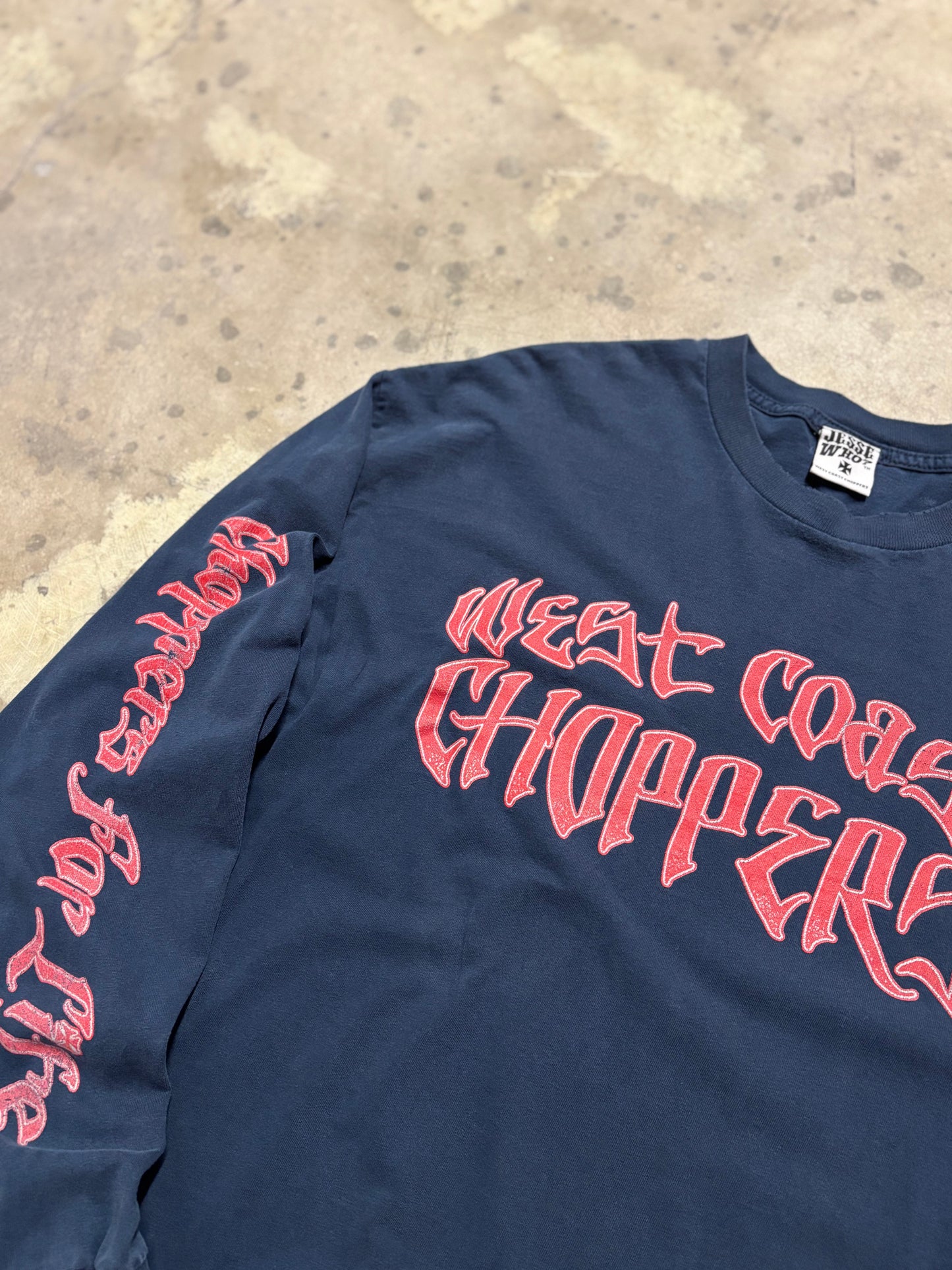 Vintage West Coast Choppers Old English longsleeve shirt size XL